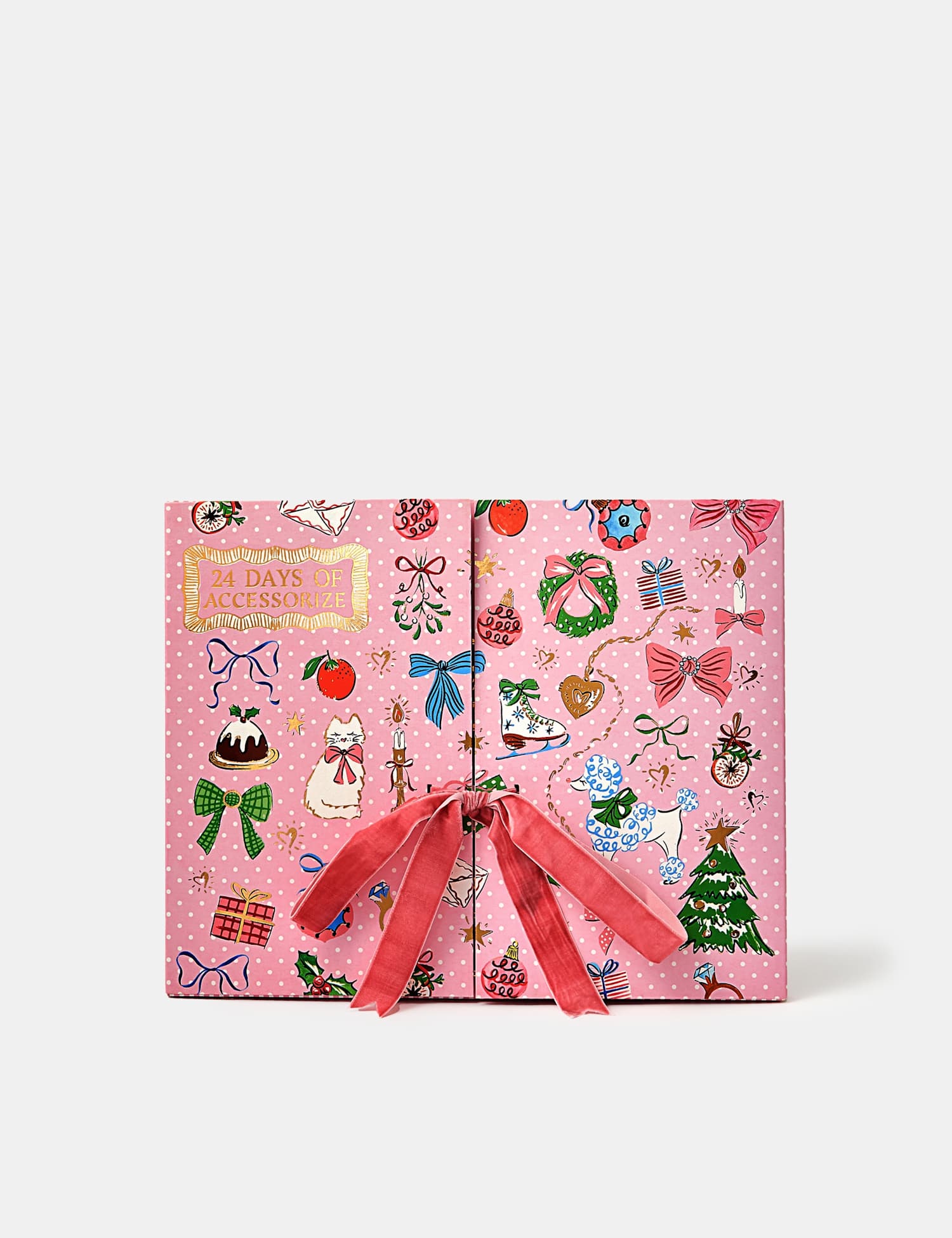 ACCESSORIZE 24 Day Christmas Jewellery Advent Calendar Gold