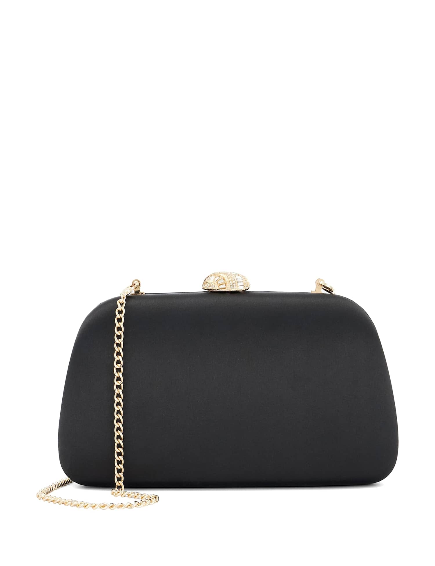 Dune London Chain Strap Clutch Bag Black