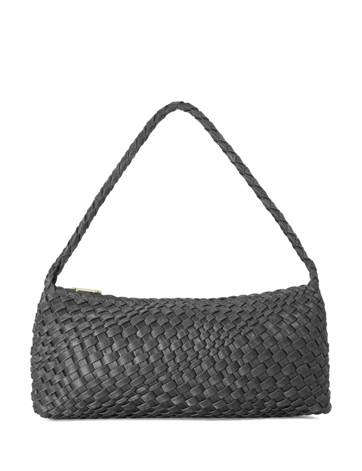 Dune London Woven Shoulder Bag Grey