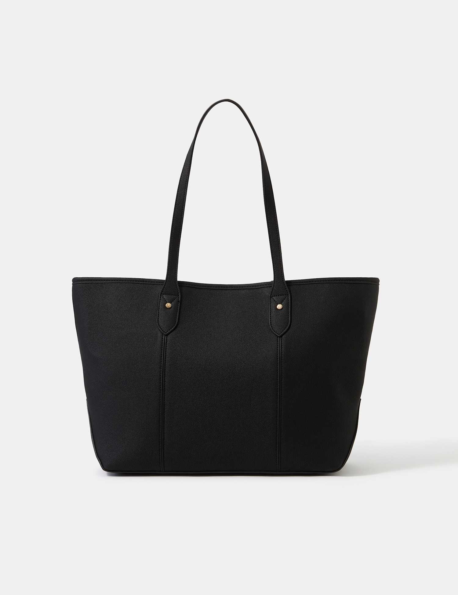 ACCESSORIZE Faux Leather Tote Bag Black