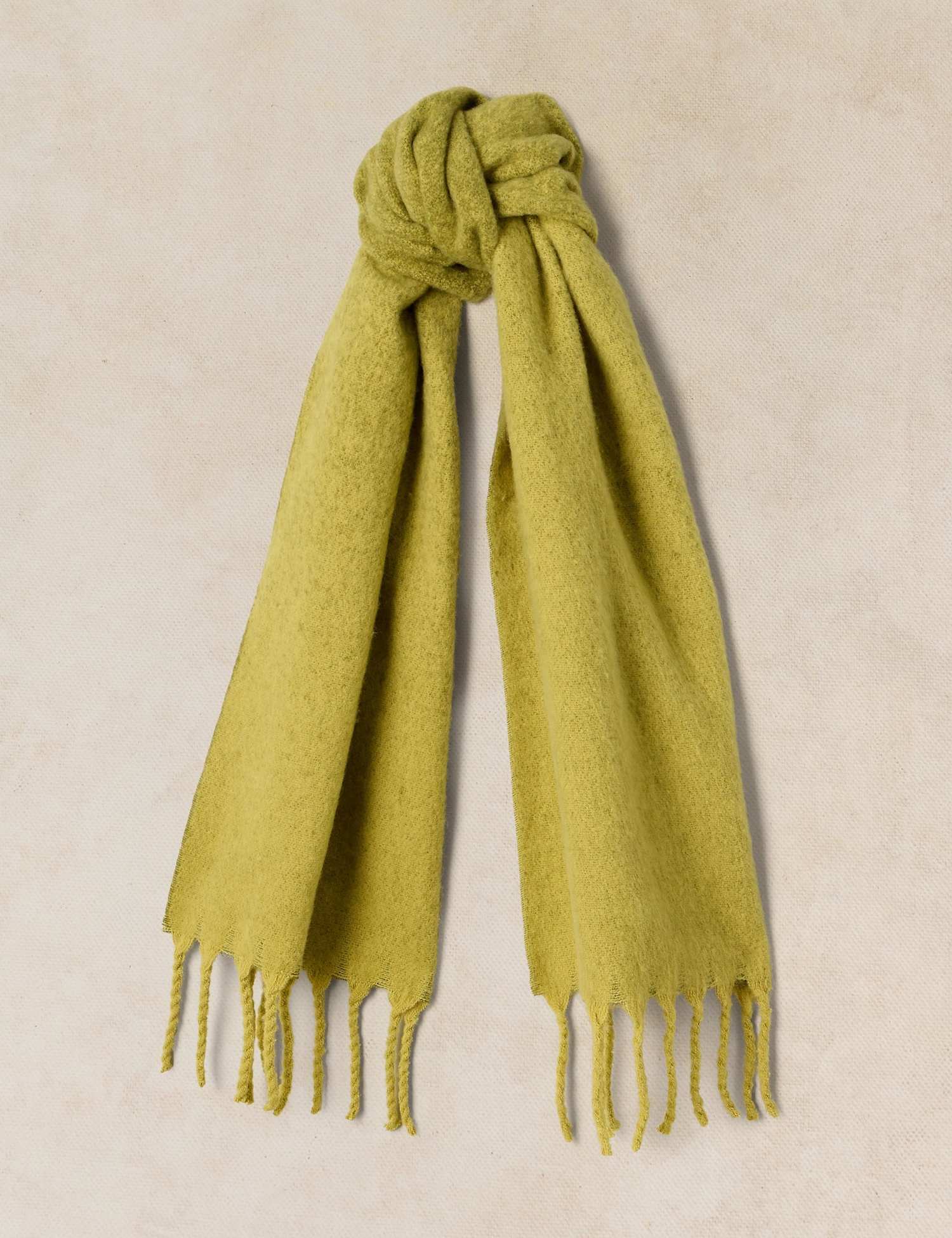 White Stuff Sarah Ombre Scarf Dark Green