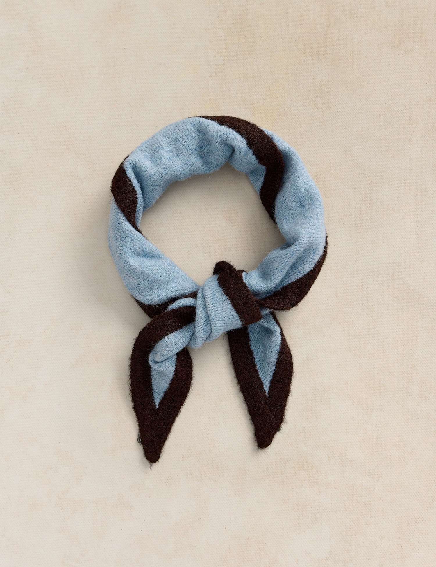 White Stuff Triangle Scarf Light Blue