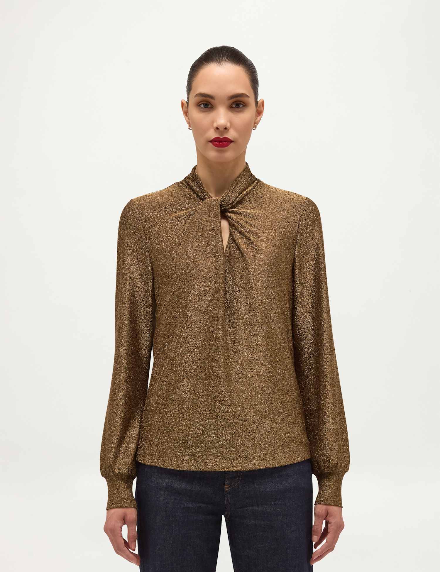 HOBBS Ashley Sparkle Top Gold Mix