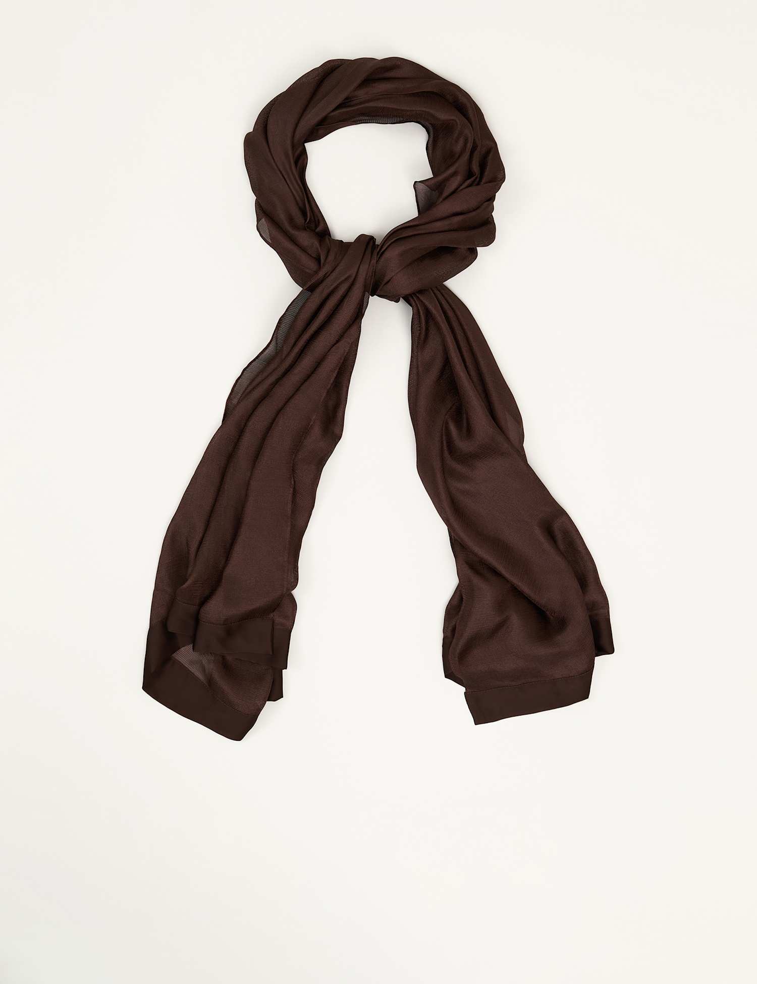 Phase Eight Woven Scarf Brown