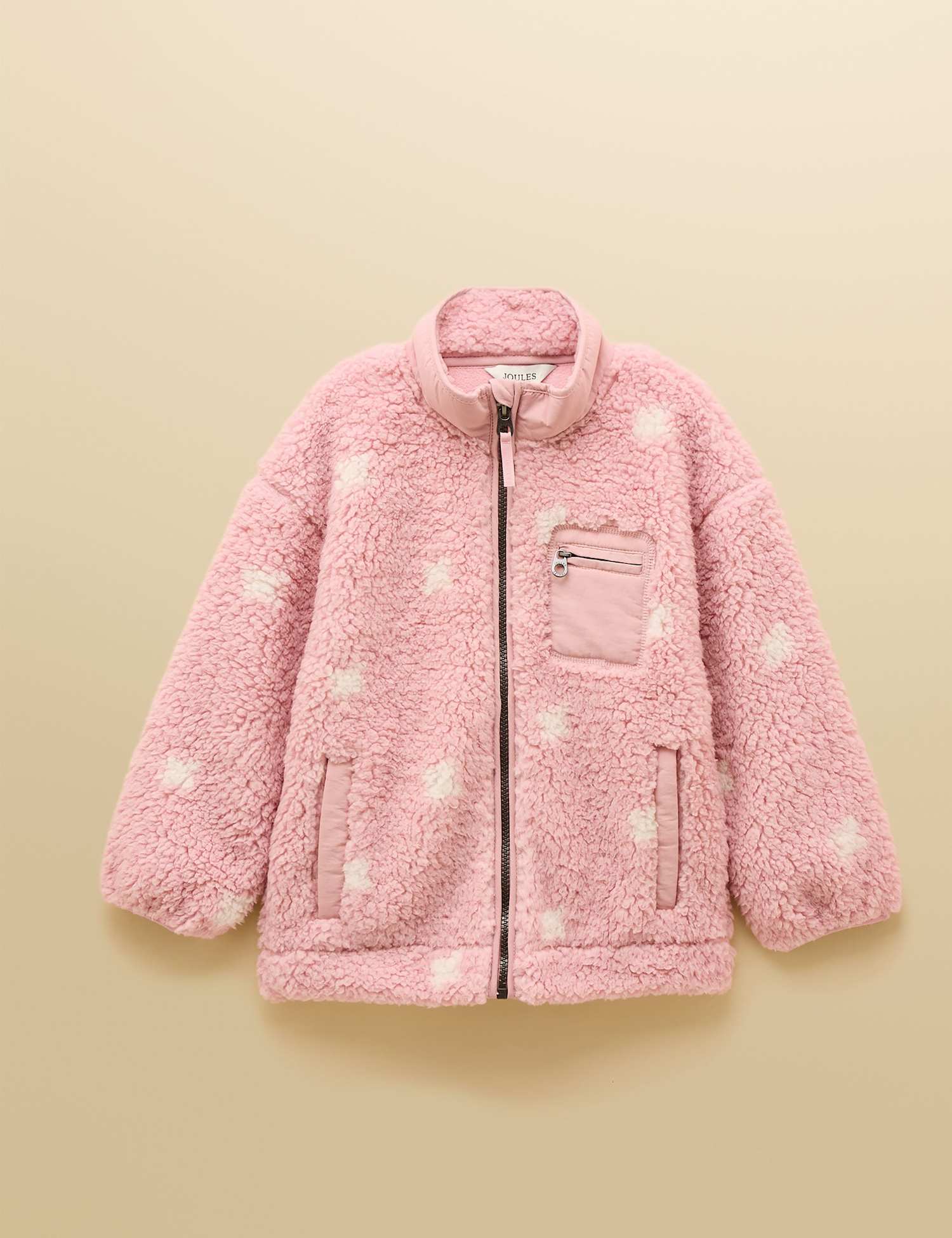 Joules Fleece Jacket (2-12 Yrs) Pink Mix