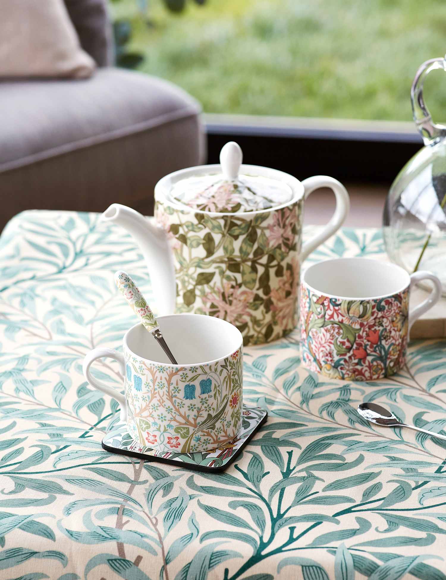Image of Morris & Co Patterned Teapot &&hellip;