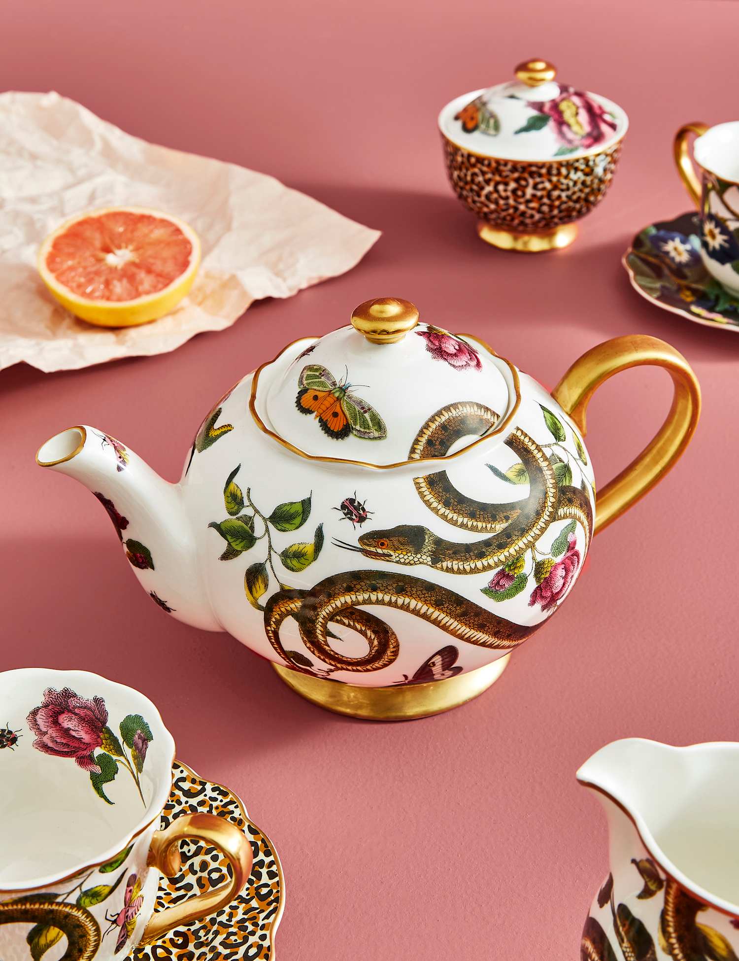 Image of Spode Creatures of Curiosity Snake Teapot&hellip;