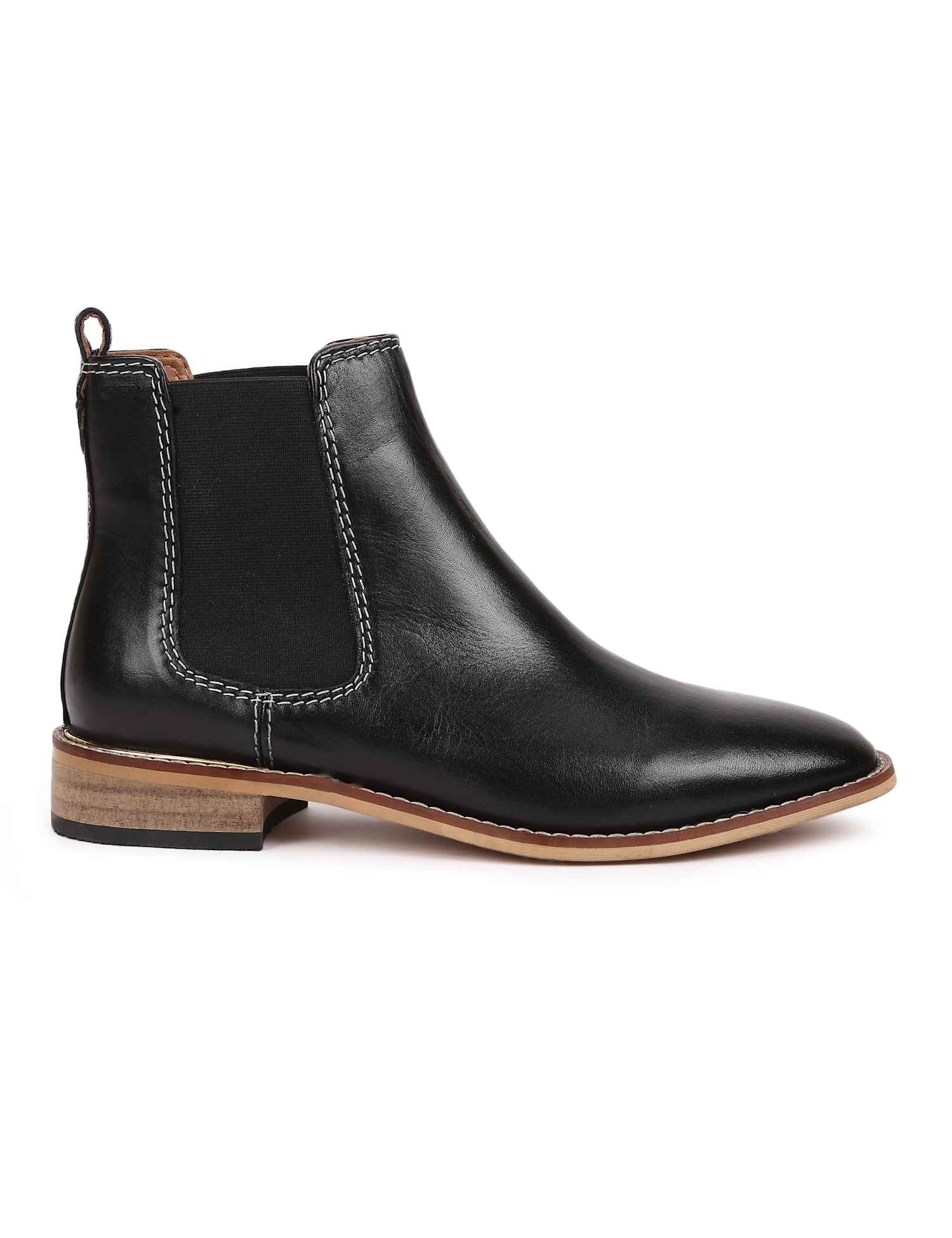 M&S Side Panel Chelsea Boot Black