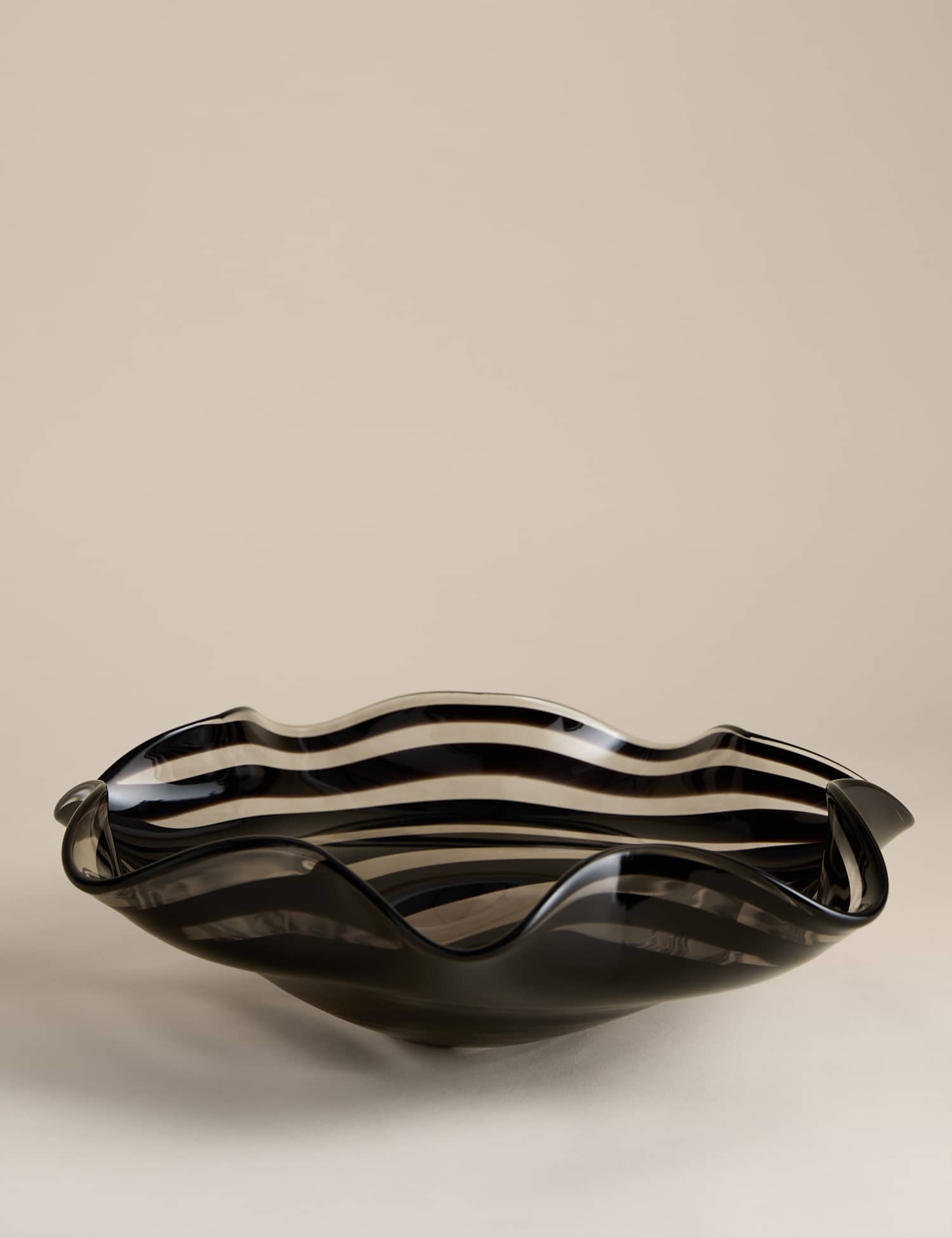 Image of M&S Swirl Confetti Glass Bowl Multi