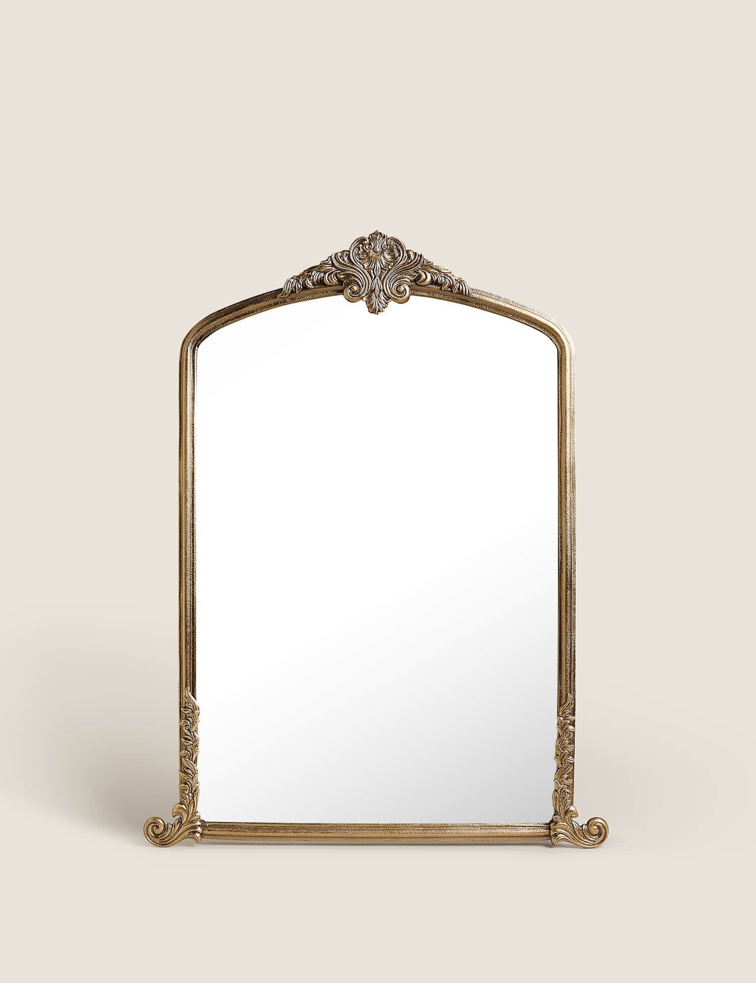 M&S Arabella Large Arch Wall Mirror Antique Brass