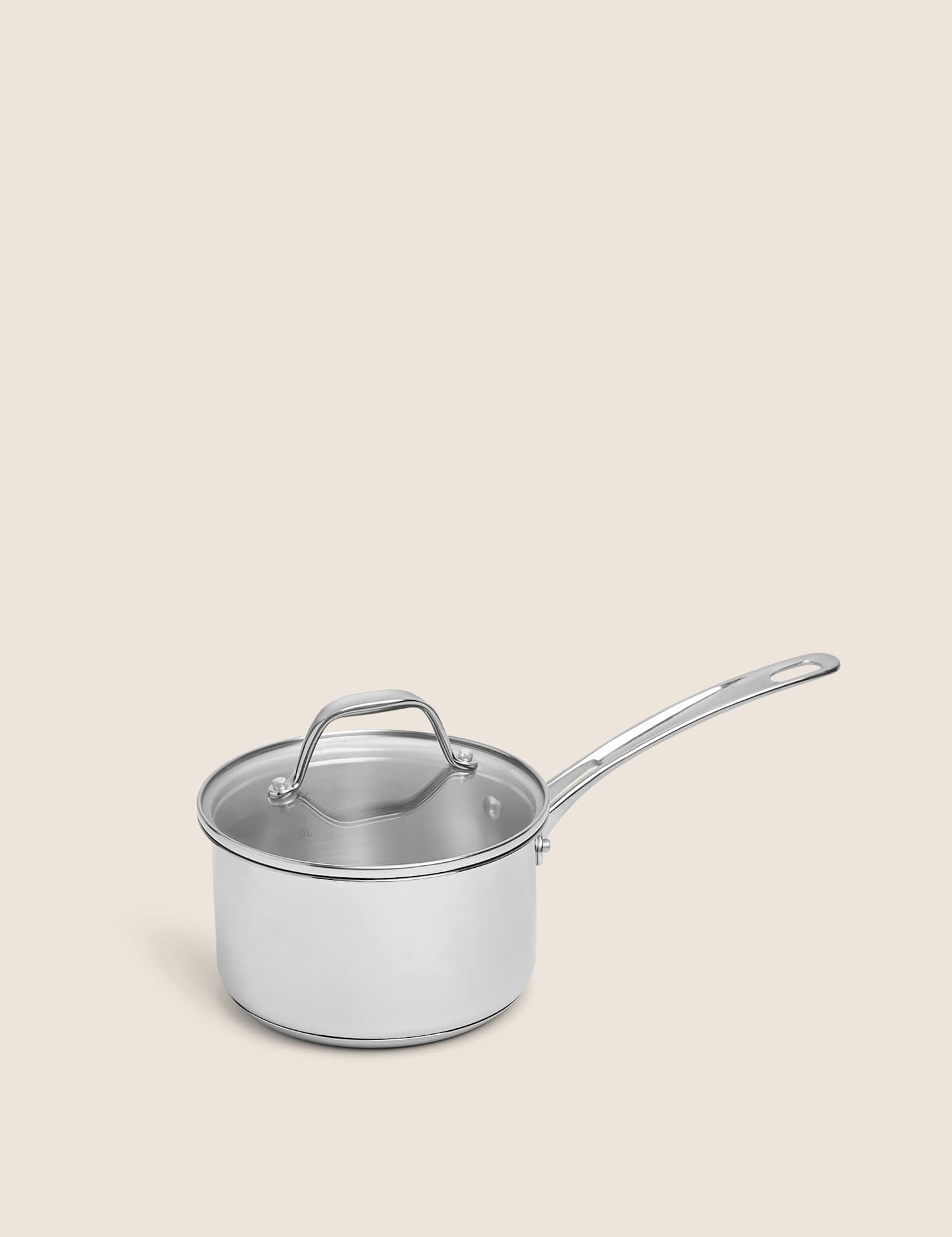 Image of M&S Stainless Steel 16cm Small Saucepan&hellip;