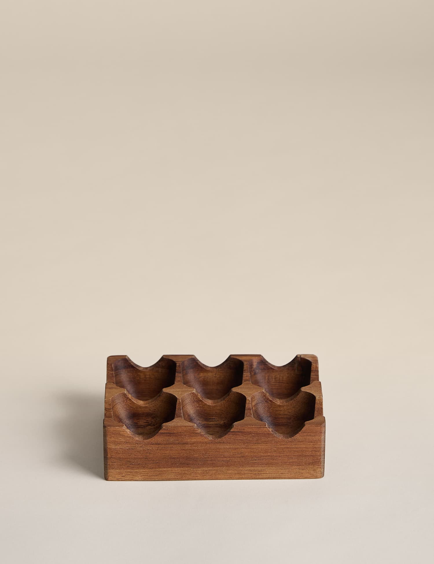 Image of M&S Wooden Egg Holder Natural