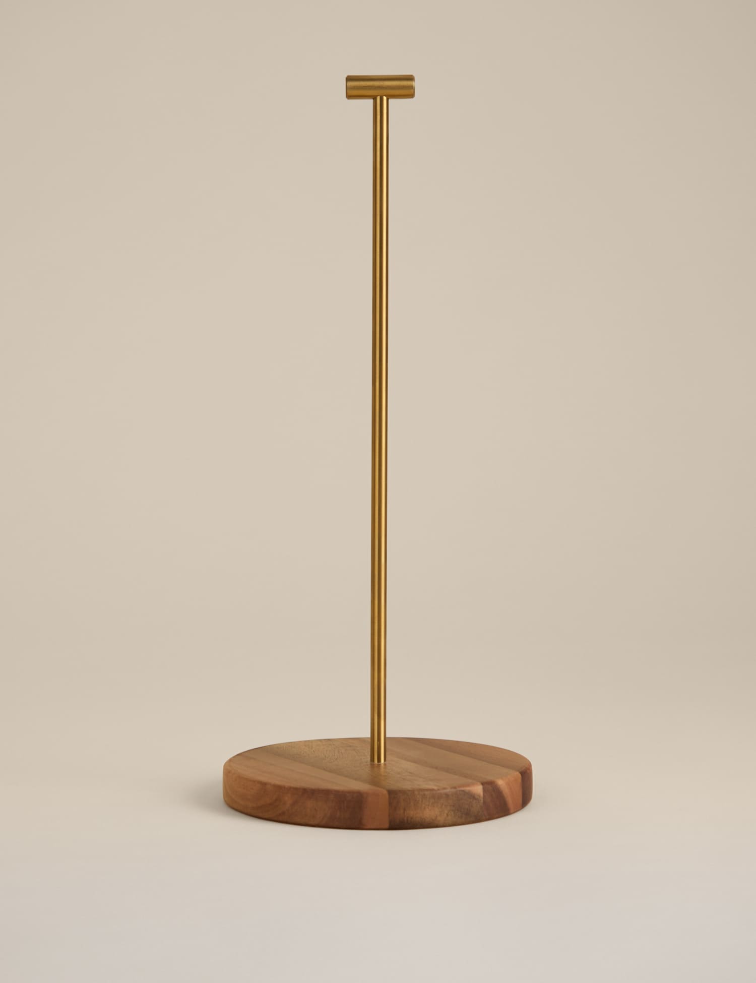 Image of M&S Wooden Kitchen Roll Holder Natural