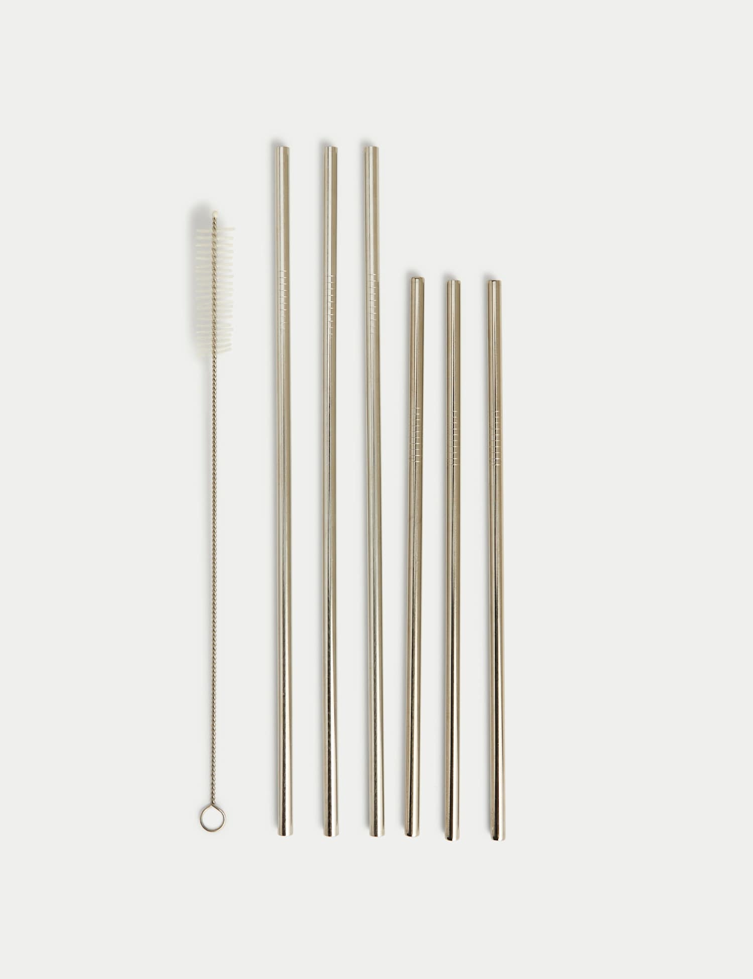 Image of M&S Set of 6 Reusable Stainless&hellip;