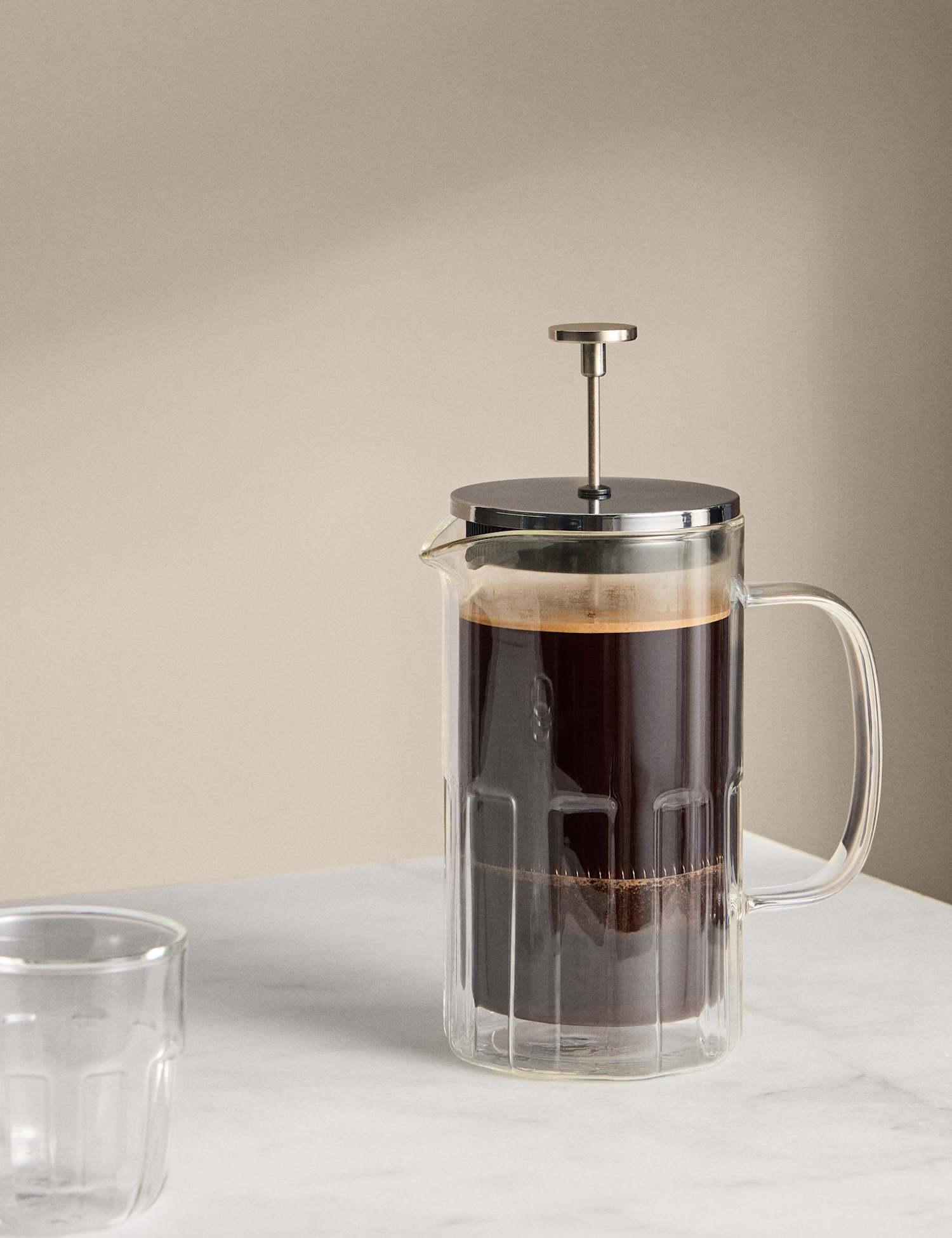 Image of M&S X Kelly Hoppen Glass Cafetiere&hellip;