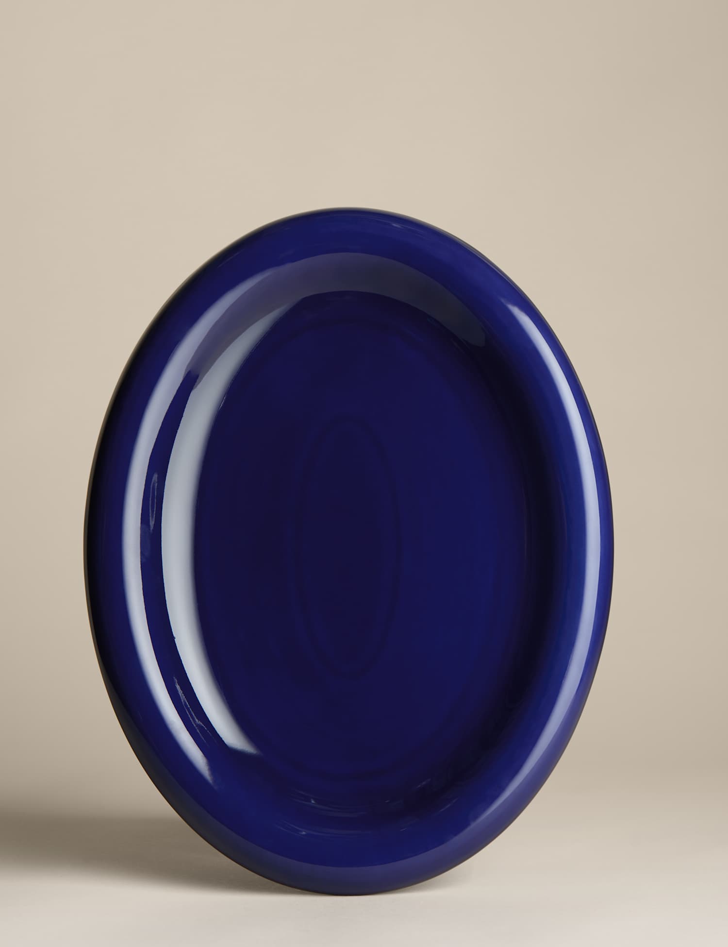 Image of M&S Bubble Collection Large Platter Blue