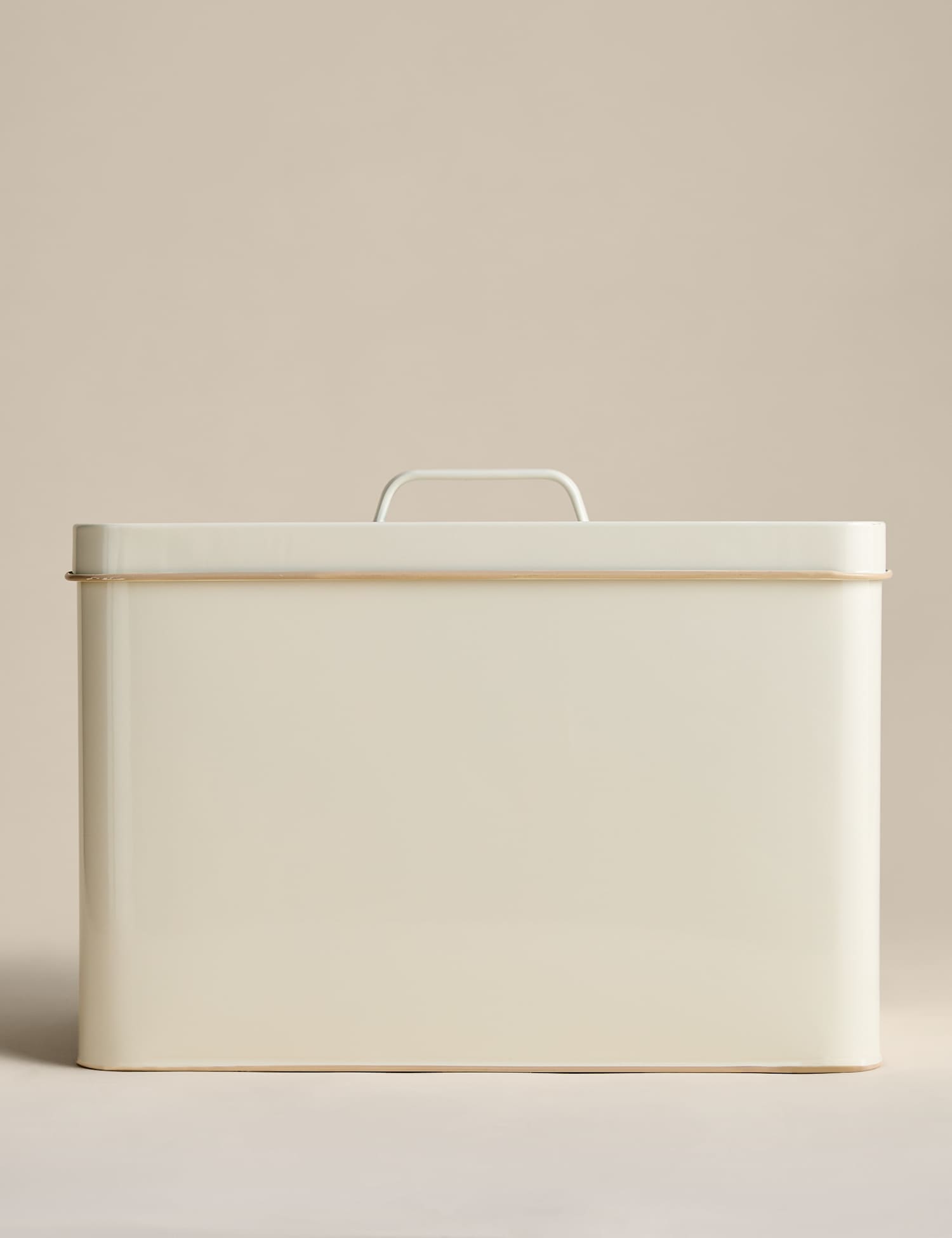 Image of M&S Metal Bread Bin Natural