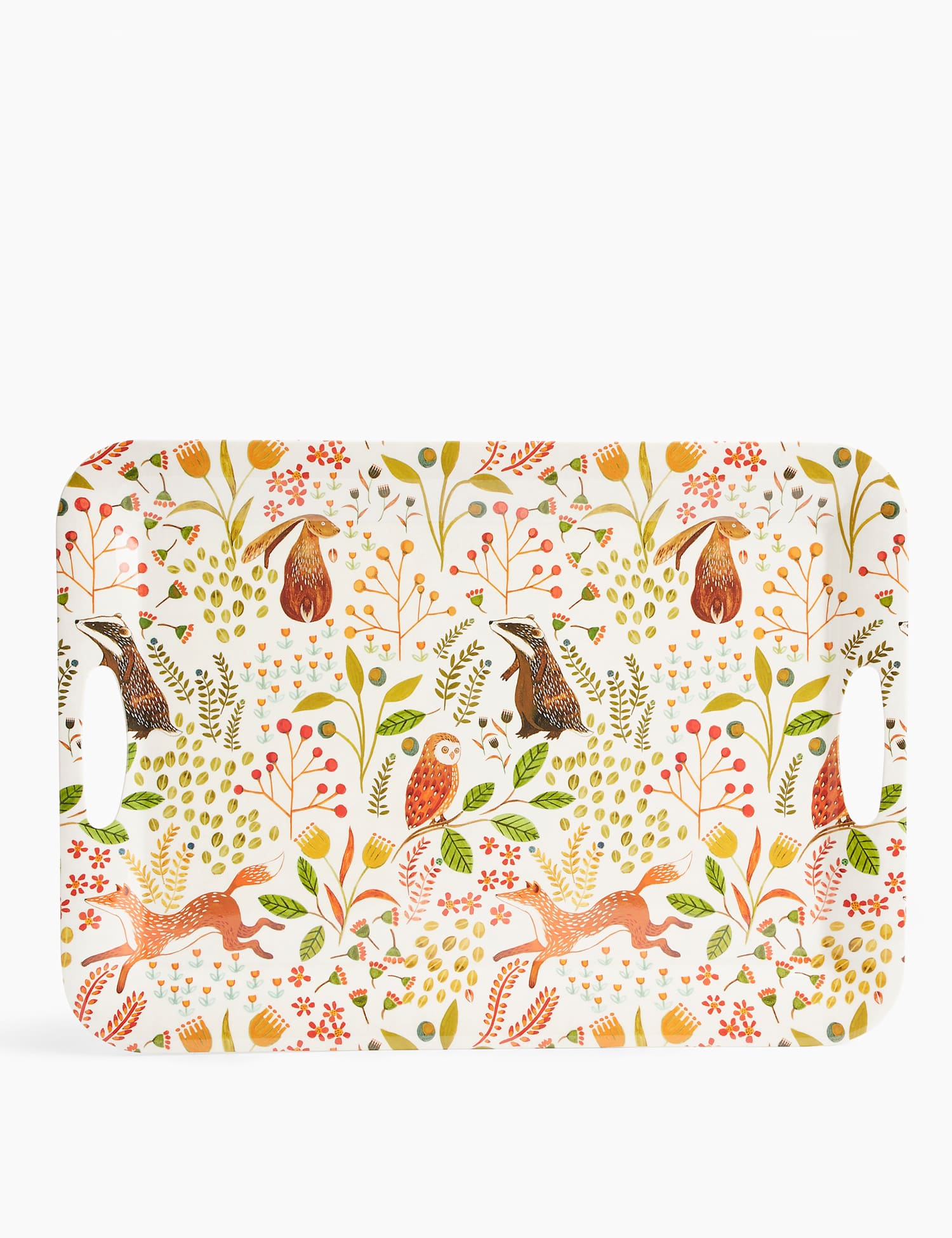 Image of M&S Woodland Print Tray Multi