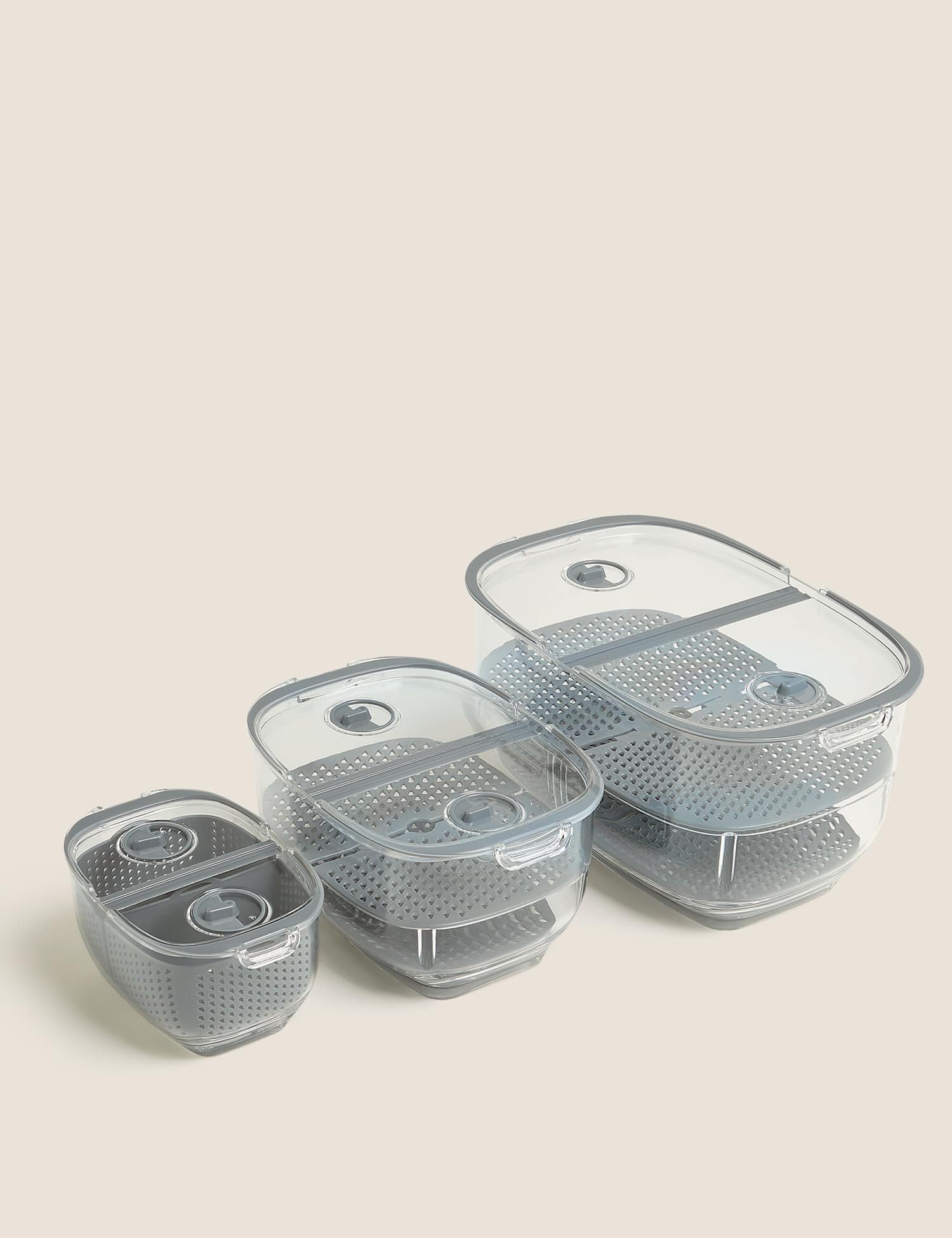 Image of M&S Set of 3 Nesting Fridge&hellip;