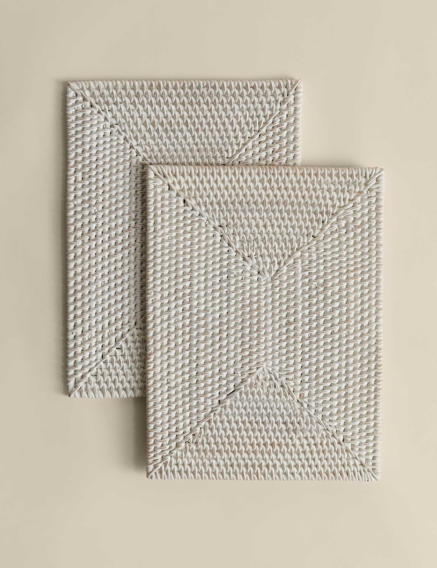 Image of M&S Set of 2 Rattan Washed&hellip;
