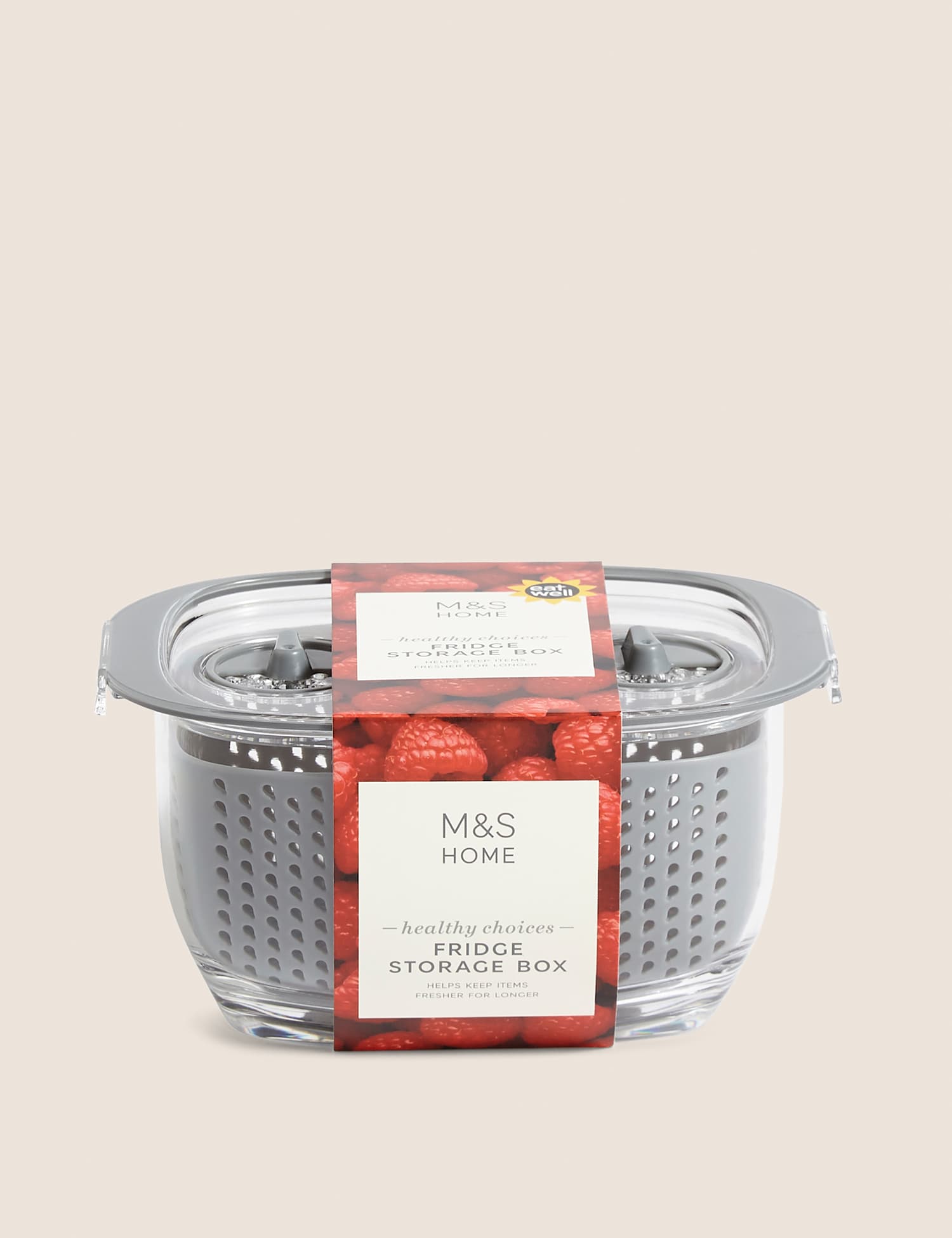 Image of M&S Small Fridge Storage Box Light&hellip;