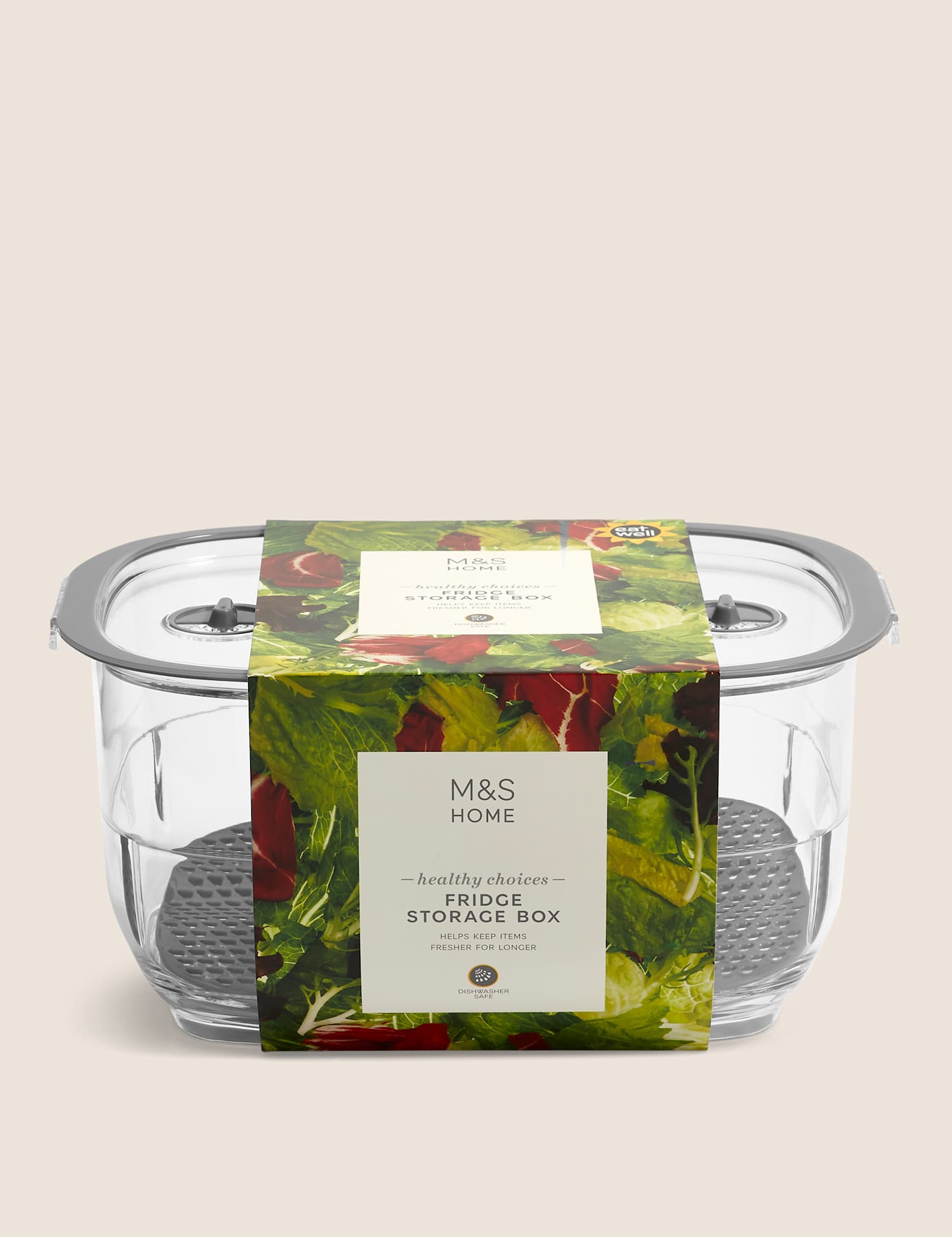 Image of M&S Large Fridge Storage Box Light&hellip;