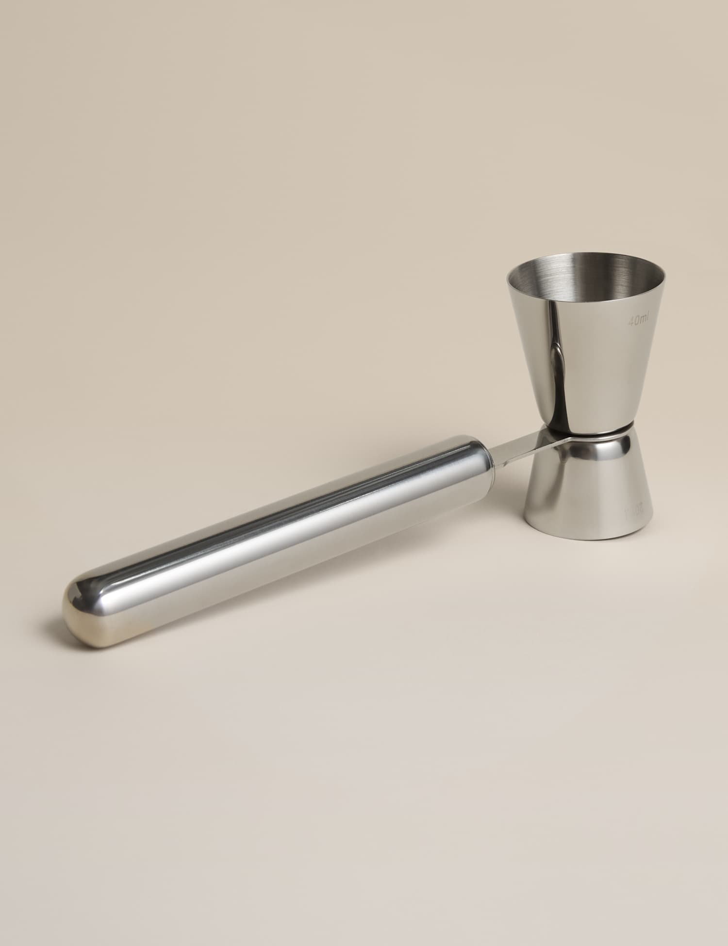 M&S Metal Double Jigger Silver
