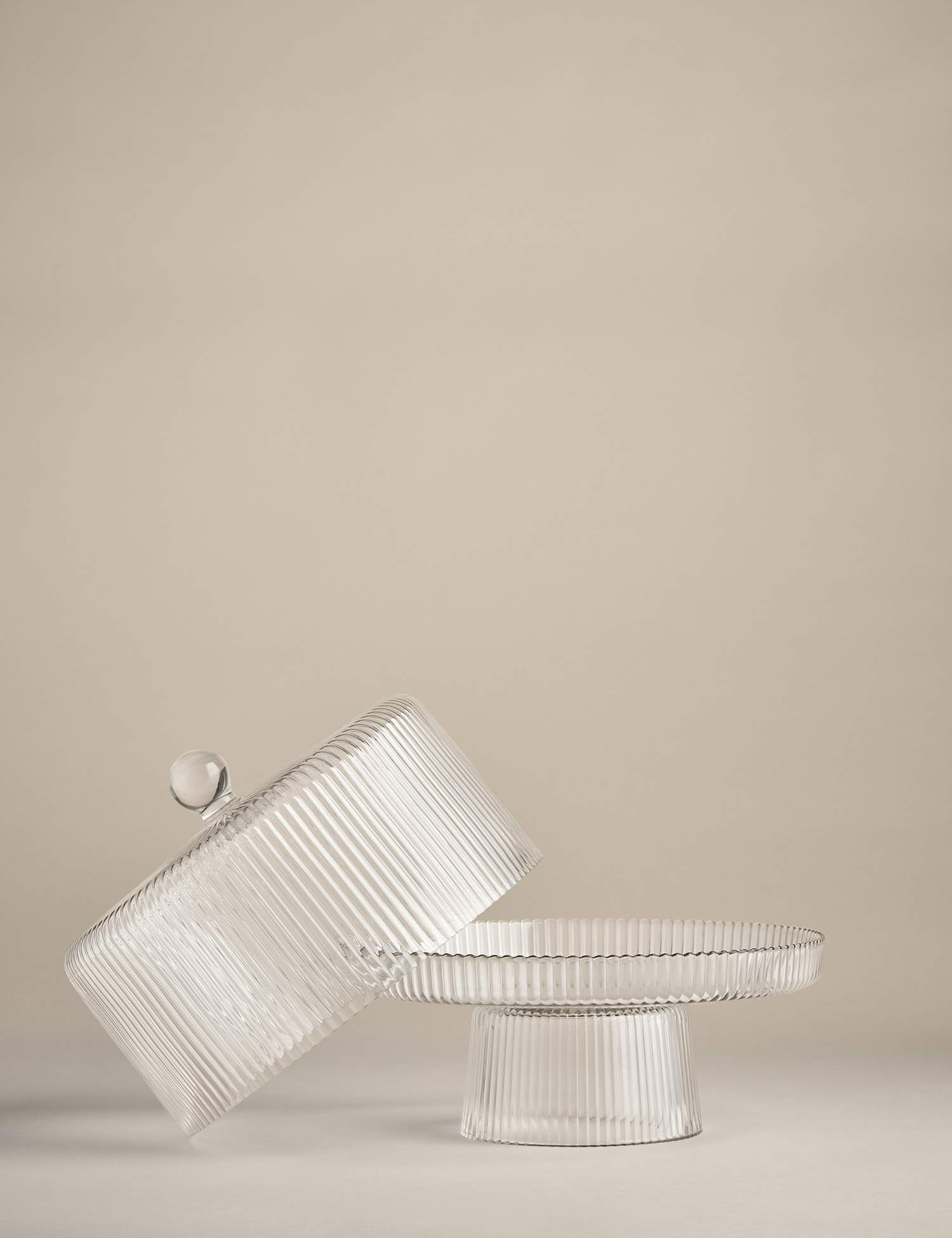 Image of M&S Glass Cake Stand No Colour