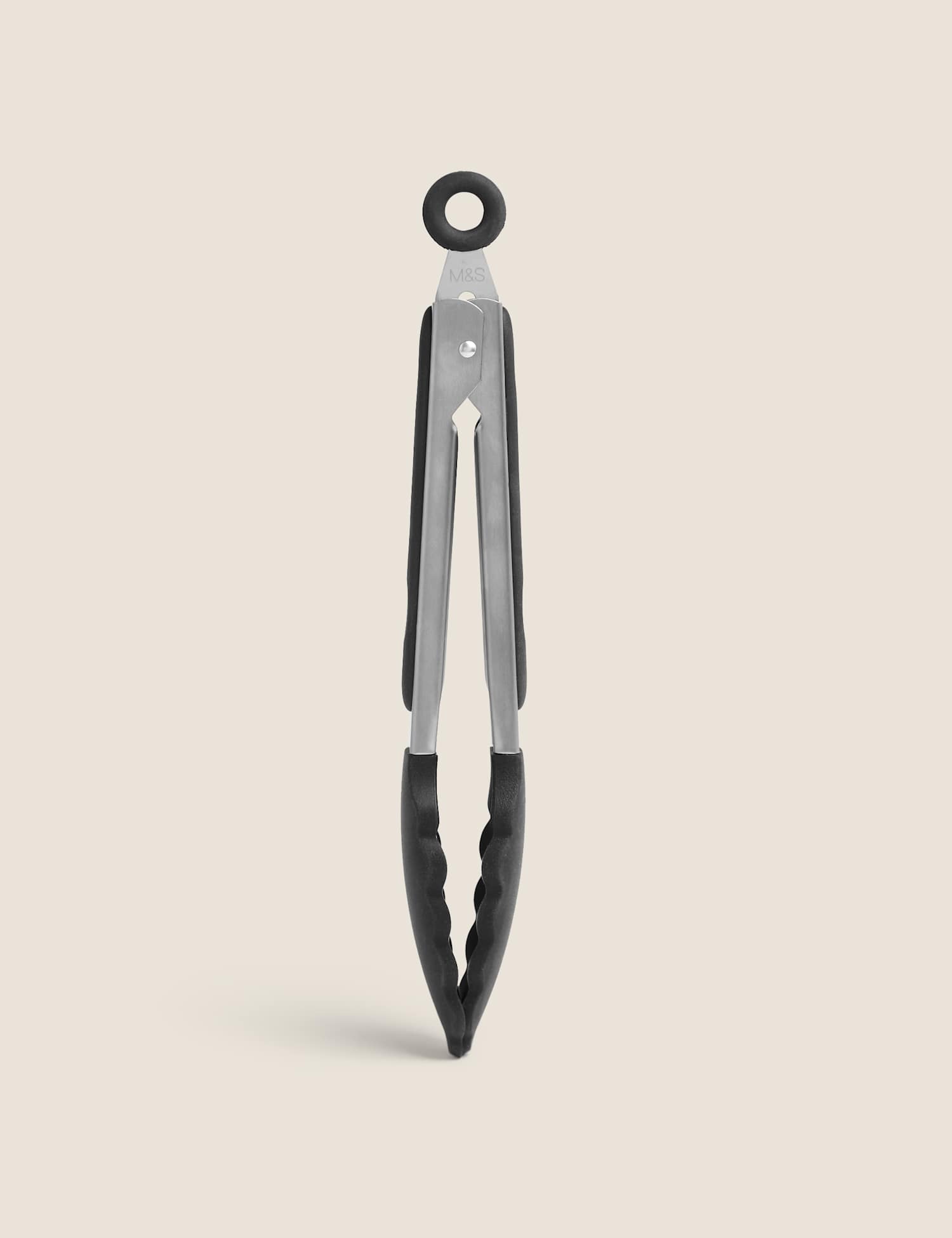 Image of M&S Small Silicone Tongs Black Mix