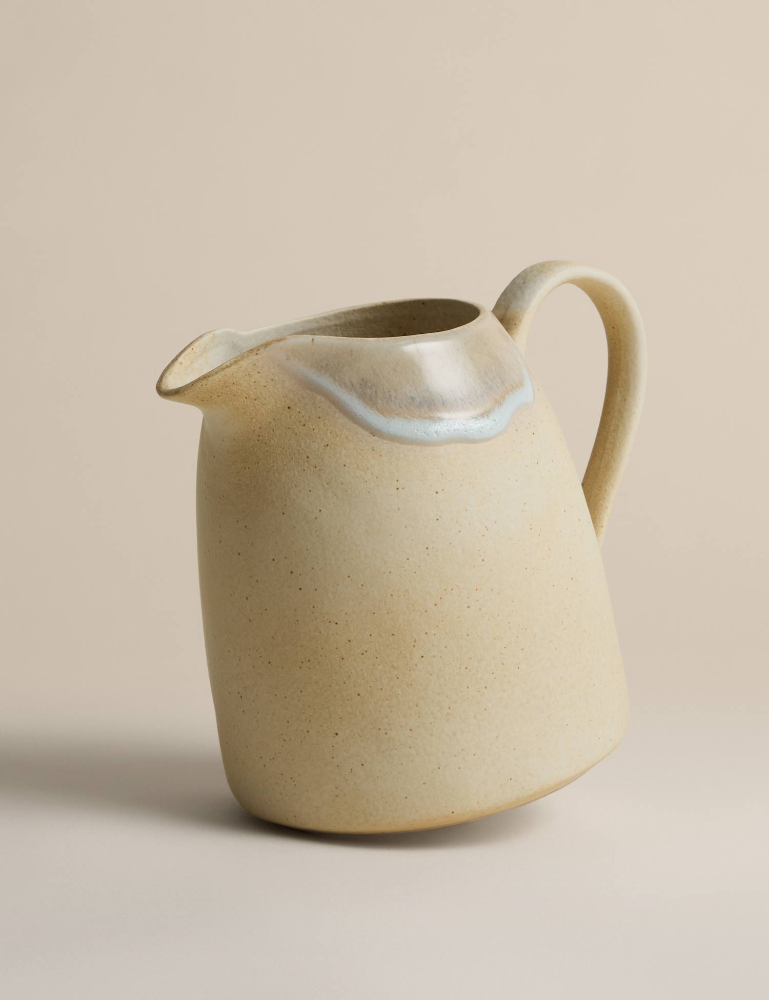 Image of M&S Reactive Glaze Stoneware Jug Natural