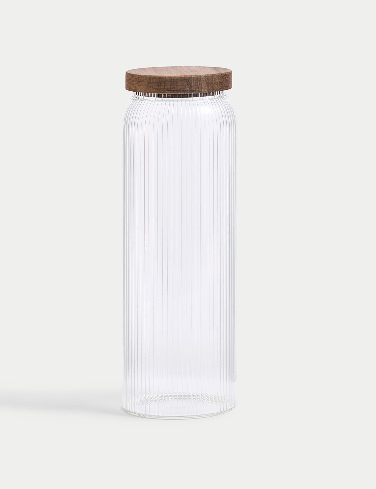 M&S Extra Large Ribbed Glass Storage Jar