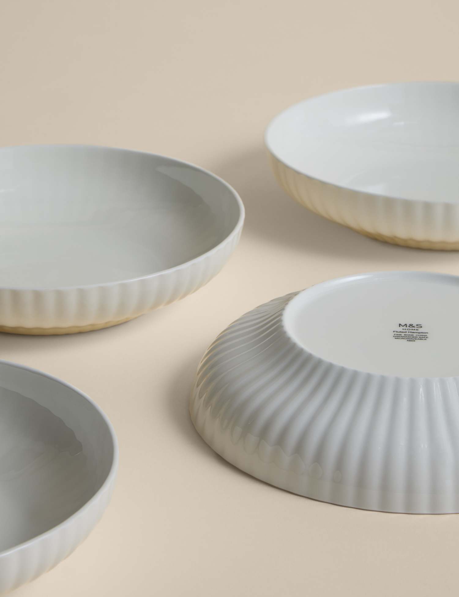 Image of M&S Set of 4 Hampton Fluted&hellip;