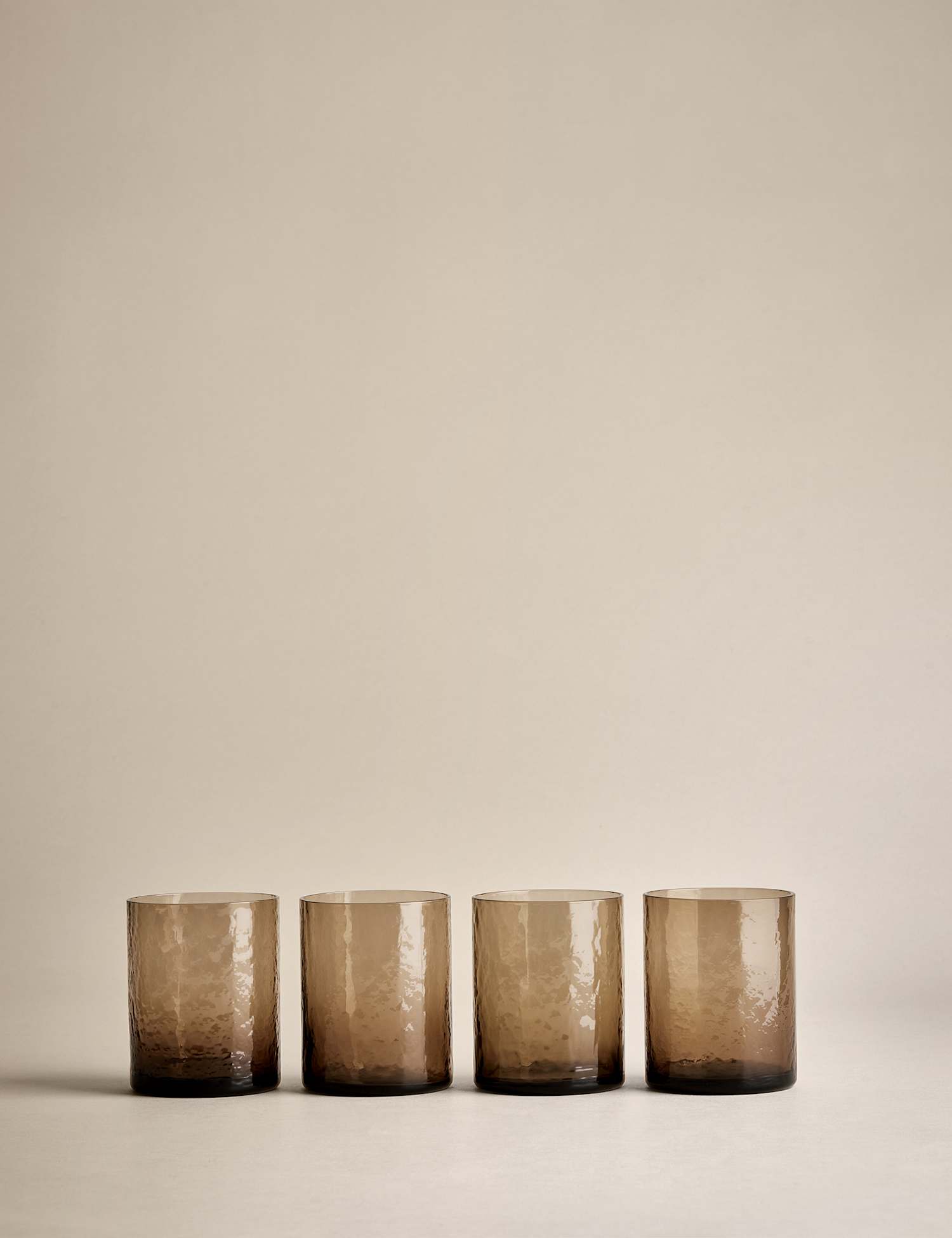 Image of M&S Set of 4 Hammered Tumblers&hellip;