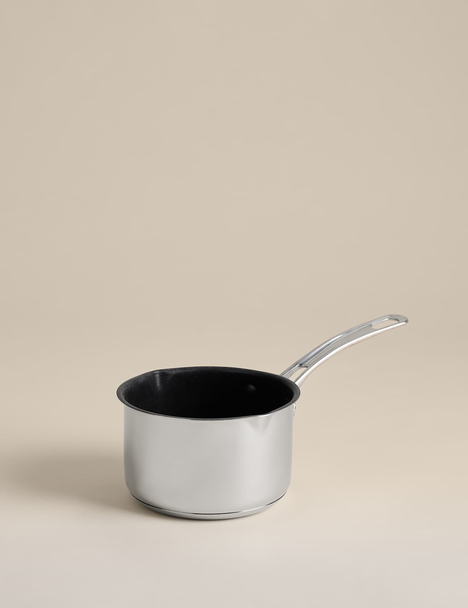 Image of M&S Stainless Steel 14cm Non-Stick Milk&hellip;