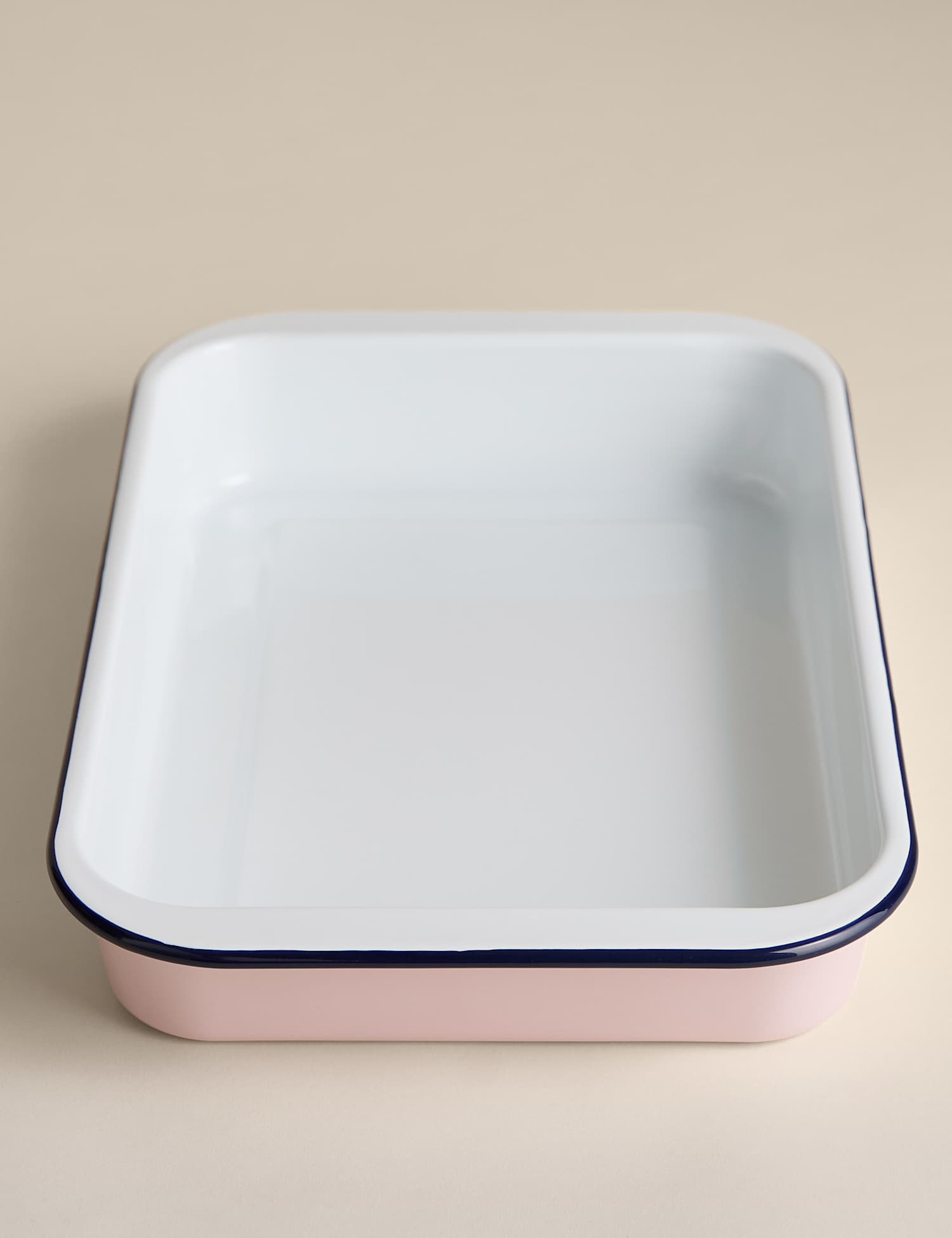Image of M&S Enamel 41cm Roaster Pink Mix