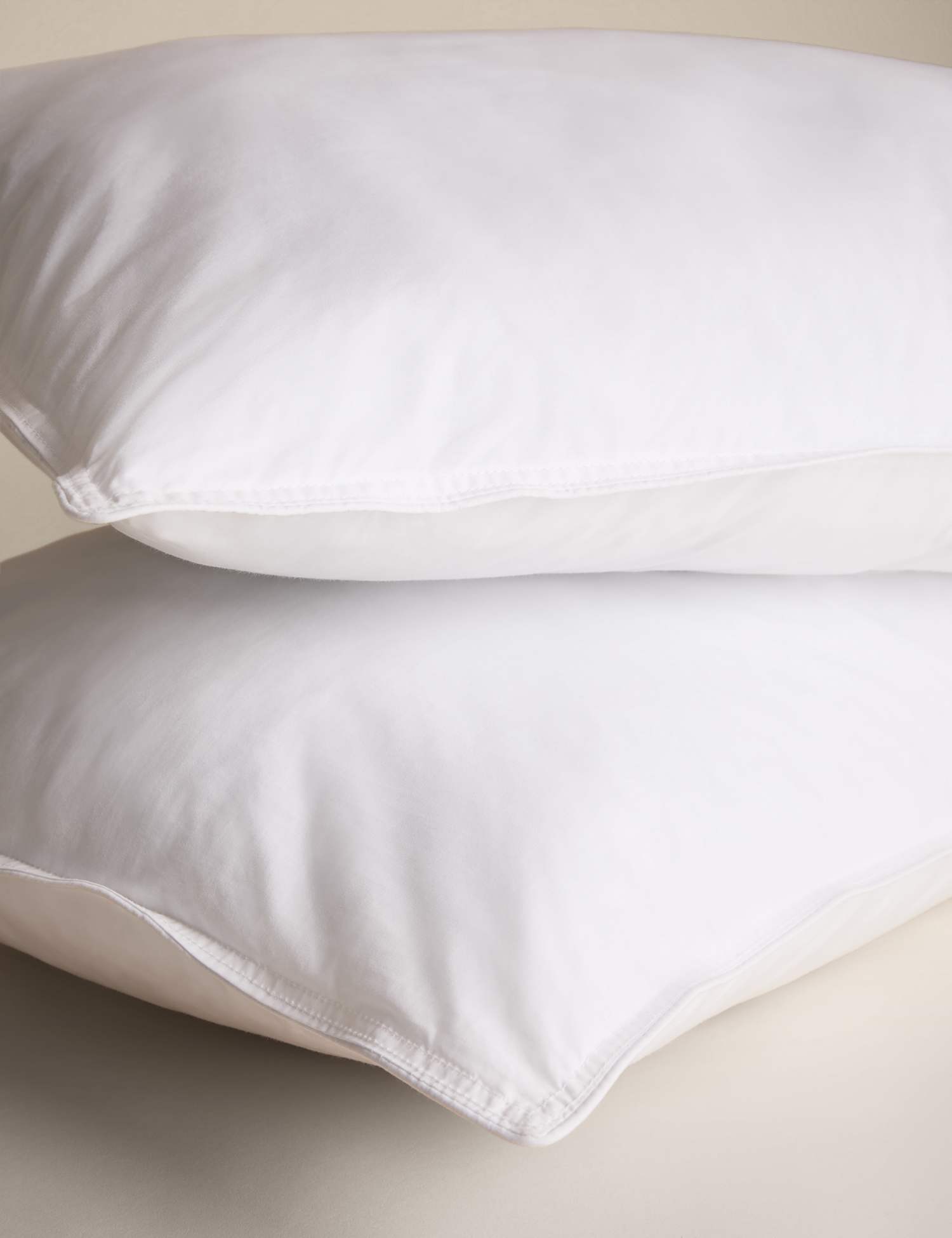 M&S 2 Pack Ultimate Comfort Pure Cotton Medium Pillows White
