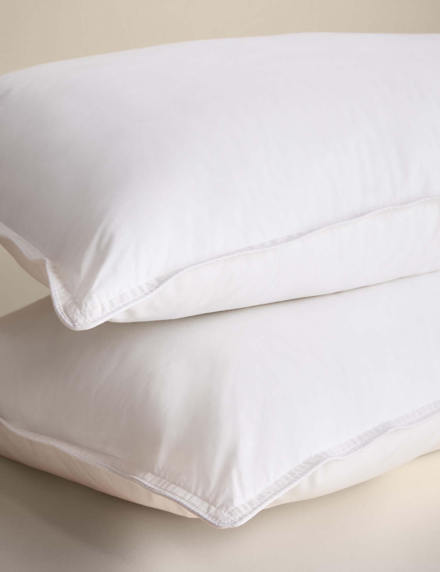 M&S 2 Pack Ultimate Comfort Pure Cotton Firm Pillows White