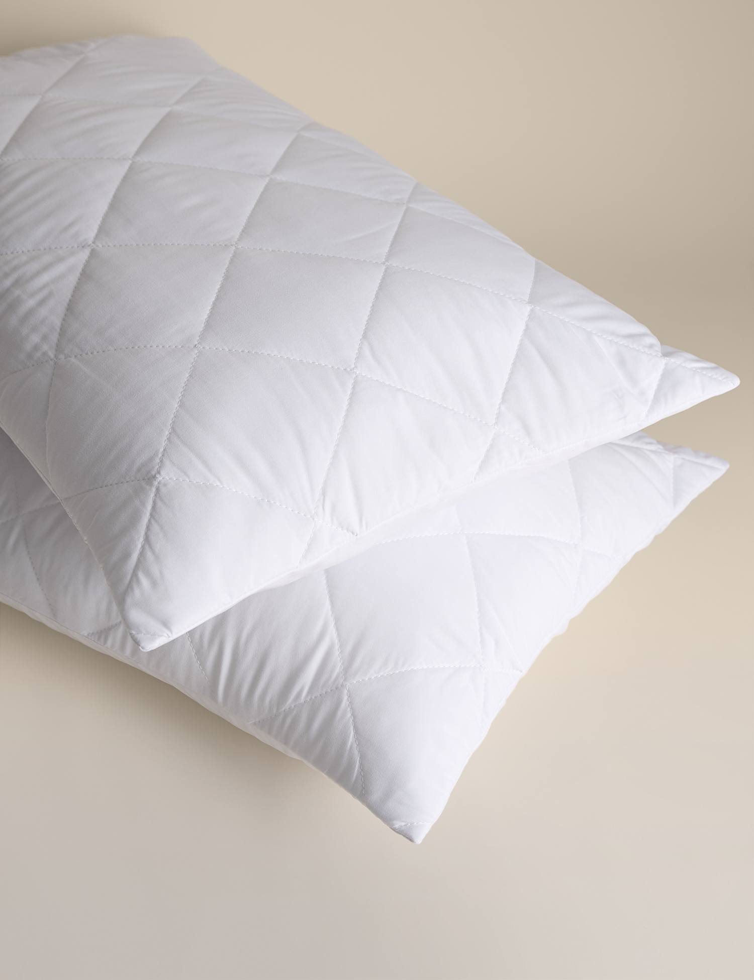 M&S 2 Pack Everyday Pillow Protectors White