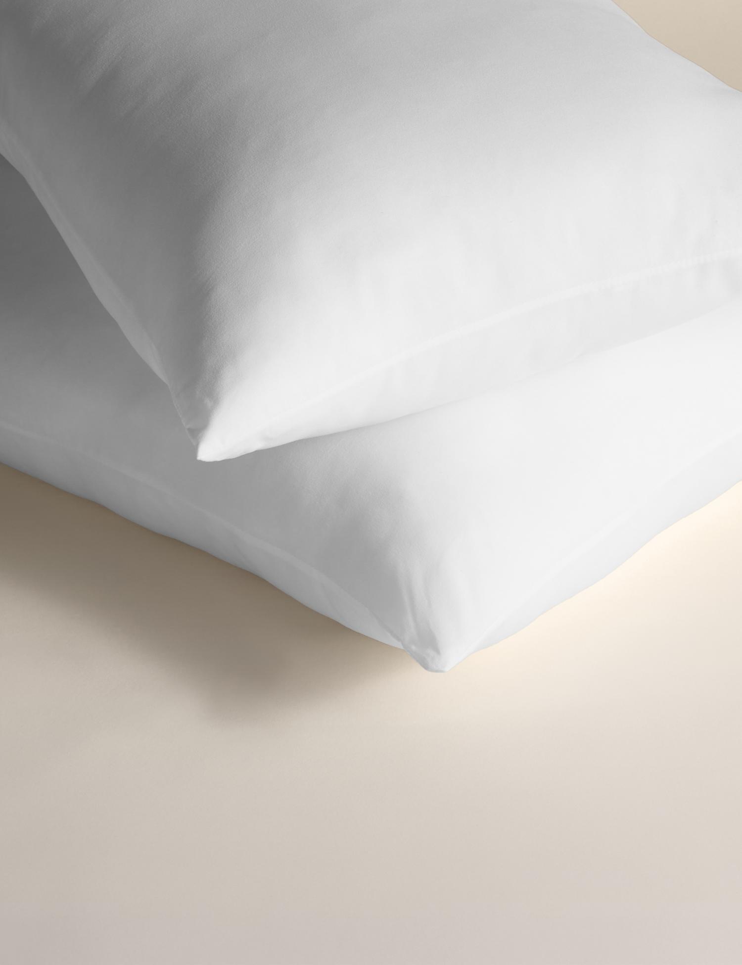 M&S 2 Pack Advanced Allergy Protection Firm Pillows White