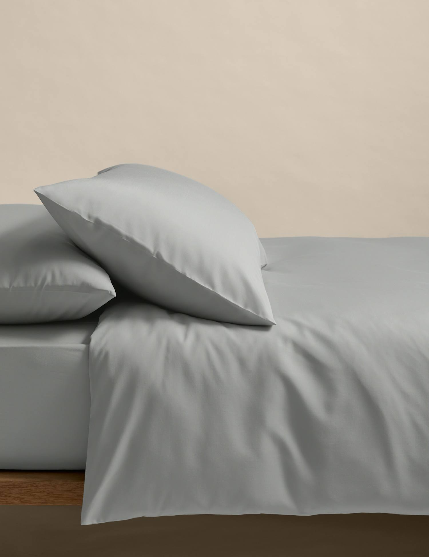 M&S Stay Cool Lyocell Rich Bedding Set Dove