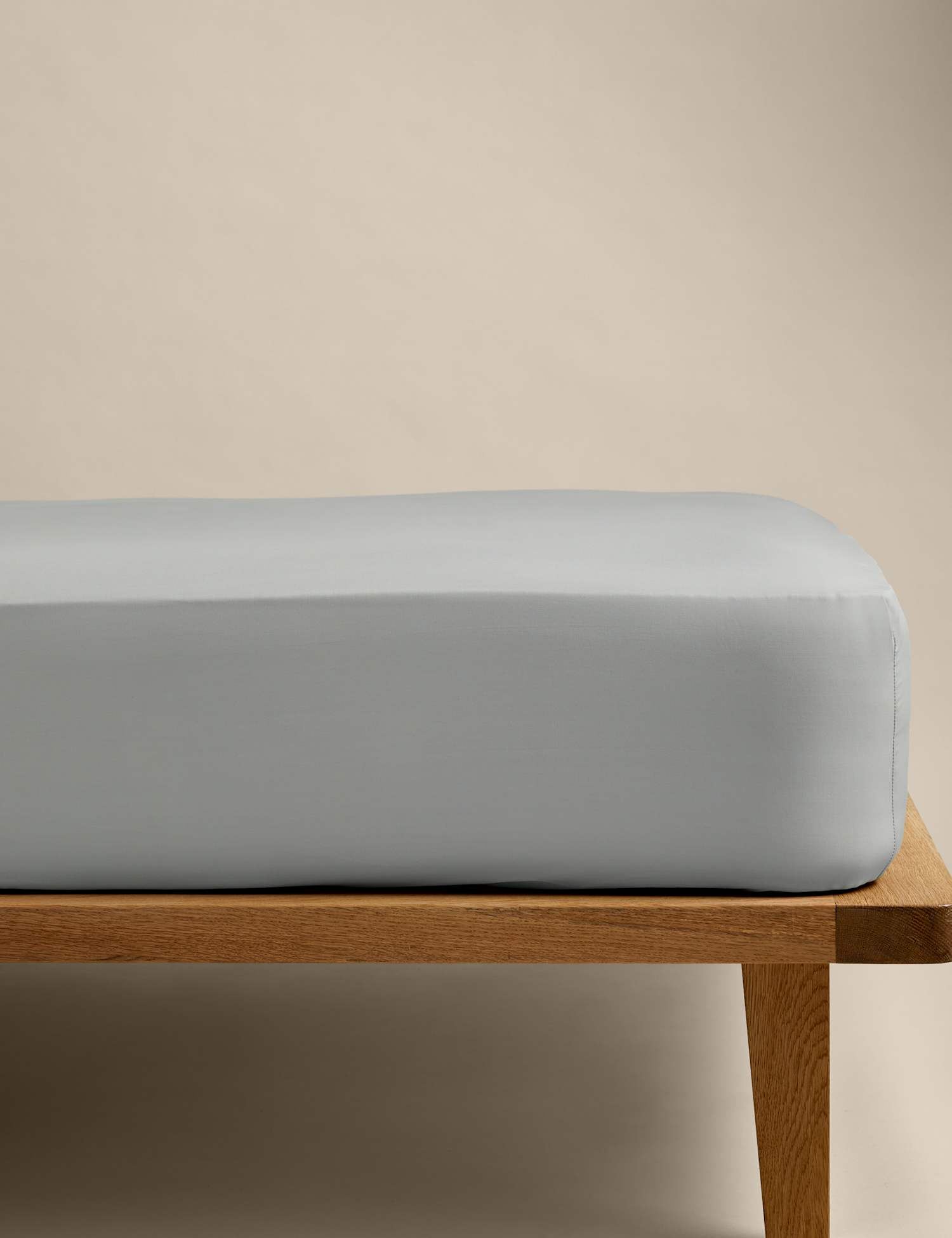 M&S Stay Cool Lyocell Rich Fitted Sheet Dove
