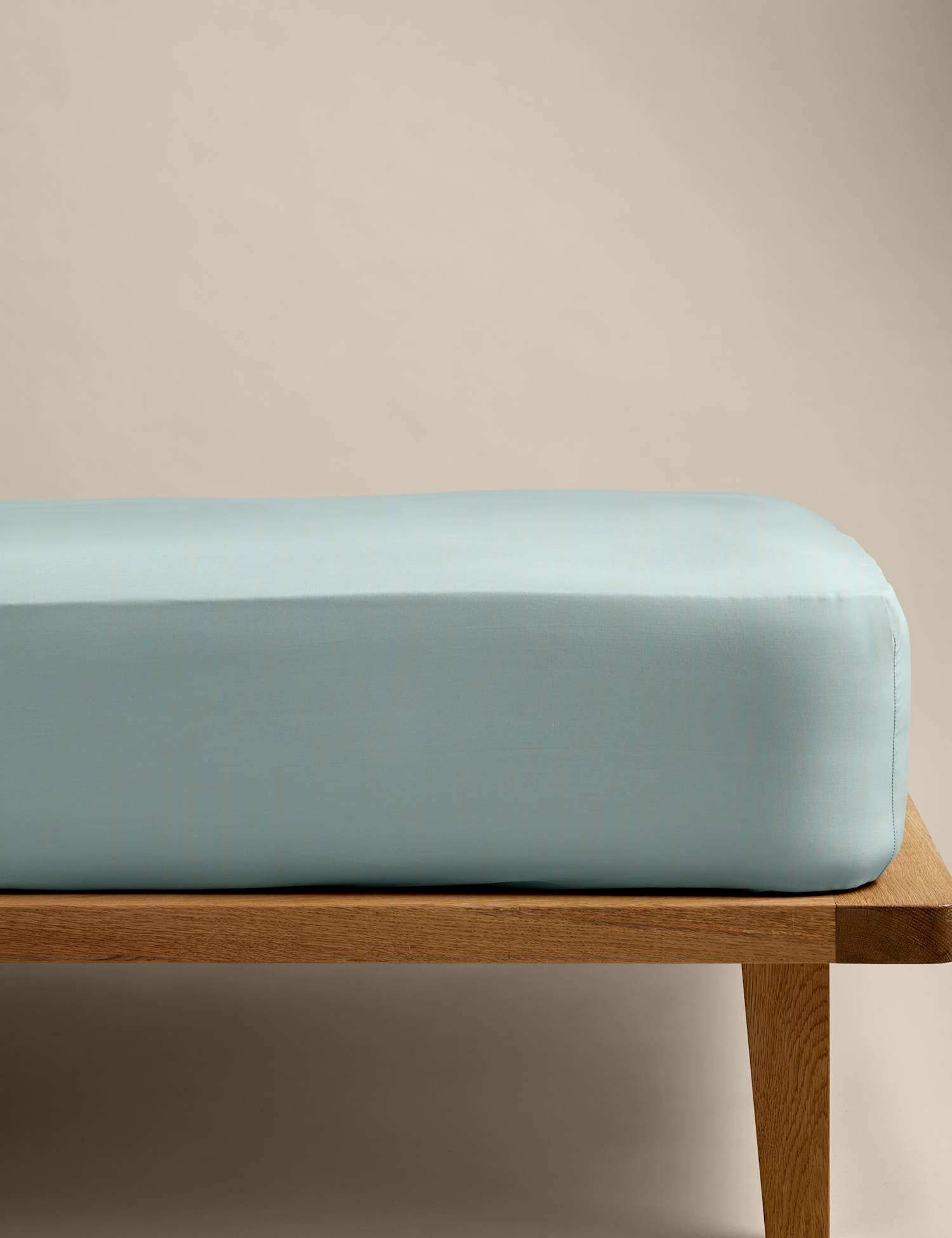 M&S Stay Cool Lyocell Rich Deep Fitted Sheet Seafoam