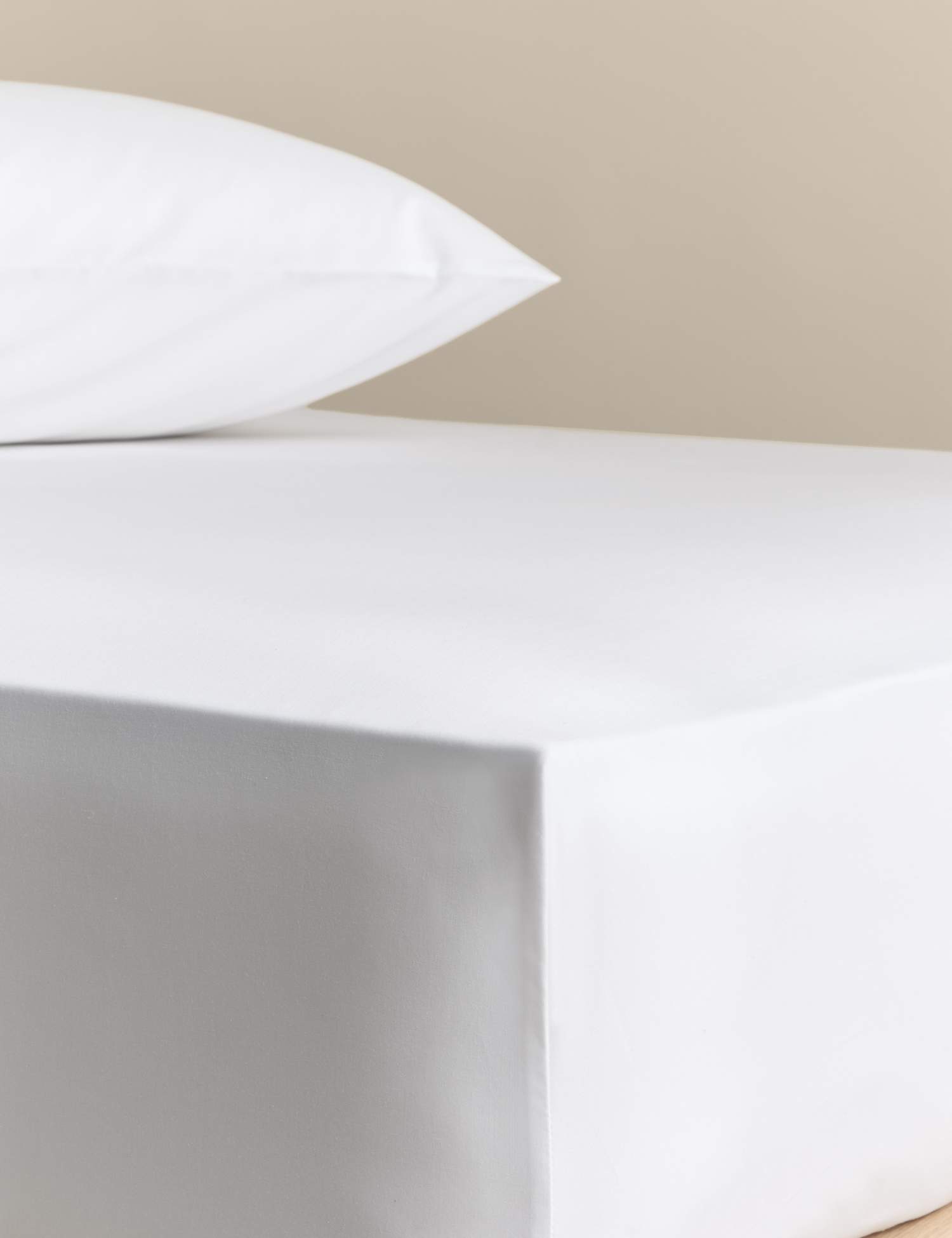 M&S Stay Cool Lyocell Rich Deep Fitted Sheet White