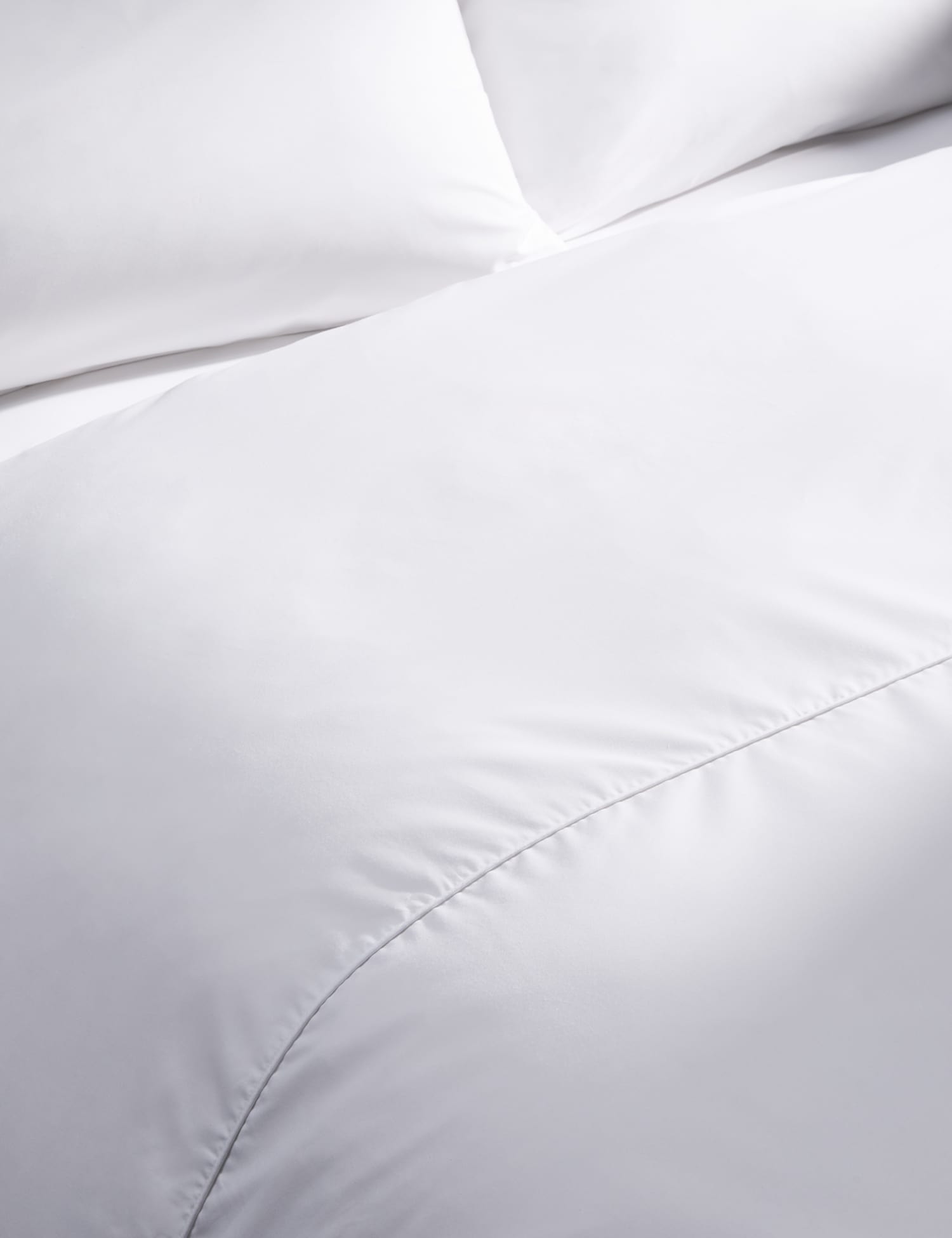 M&S Egyptian Cotton 230 Thread Count Crisp Duvet Cover Ice White