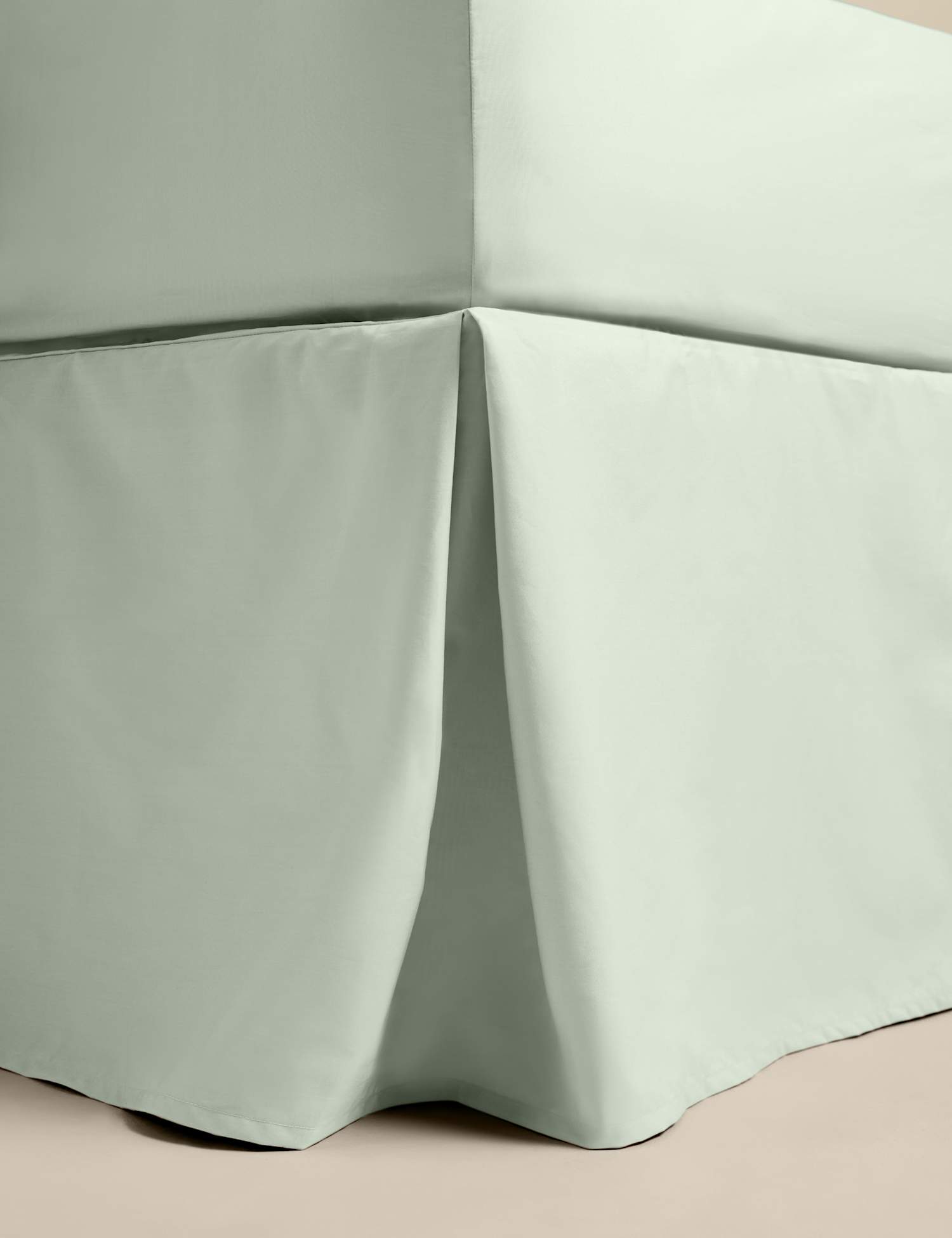 M&S Egyptian Cotton 230 Thread Count Crisp Valance Sage