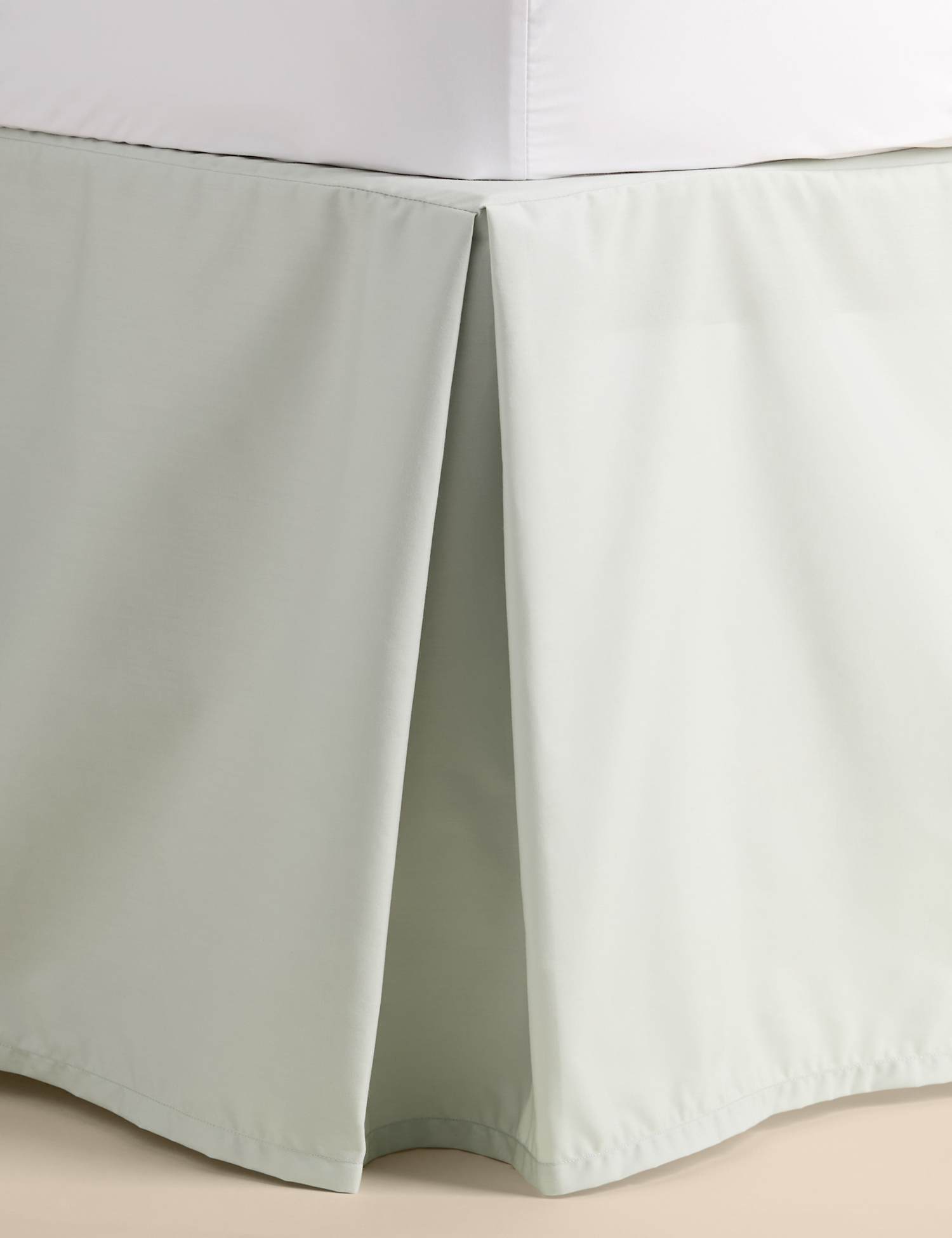M&S Egyptian Cotton 230 Thread Count Crisp Valance Light Duck Egg