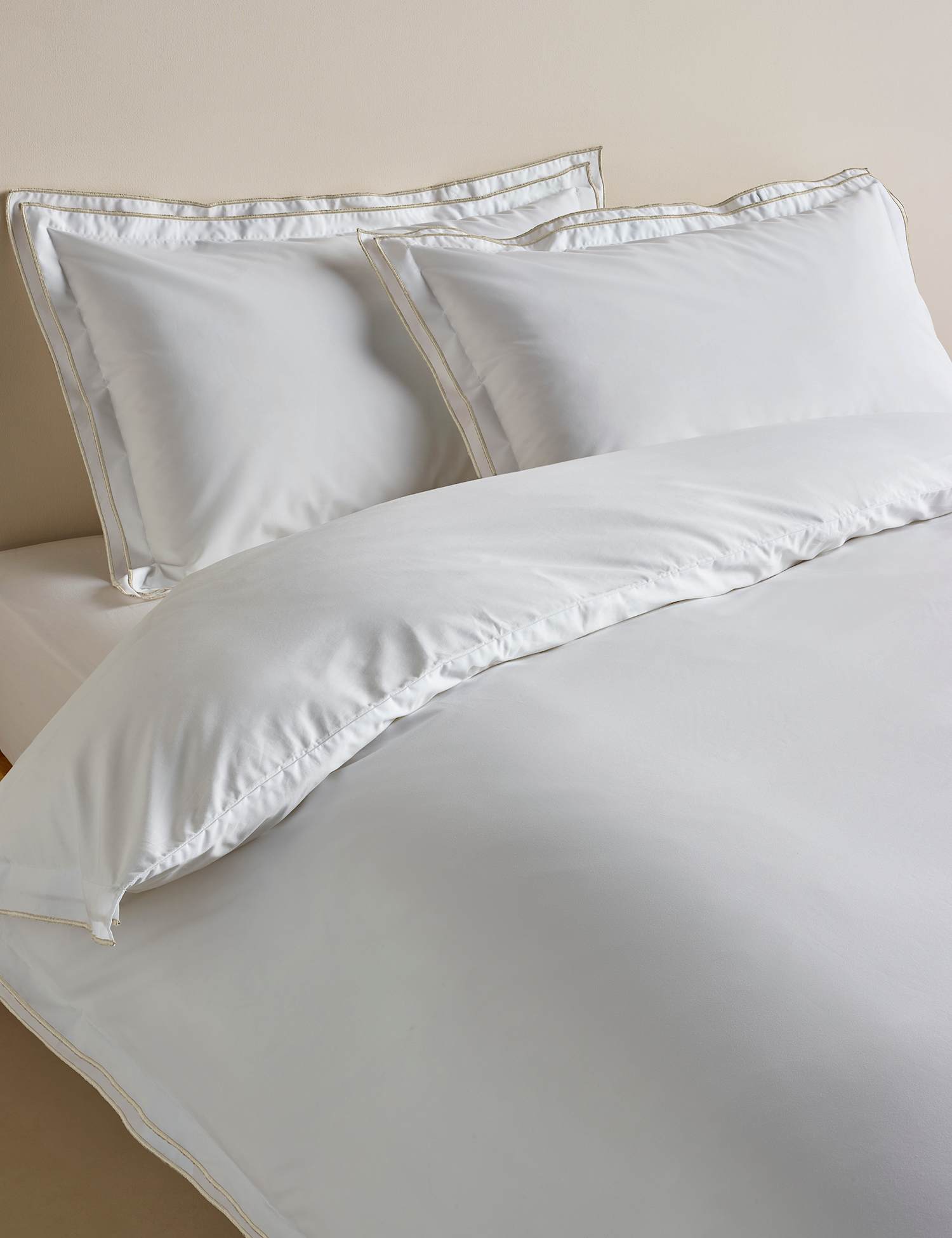 M&S Egyptian Cotton Embroidered Bedding Set Linen
