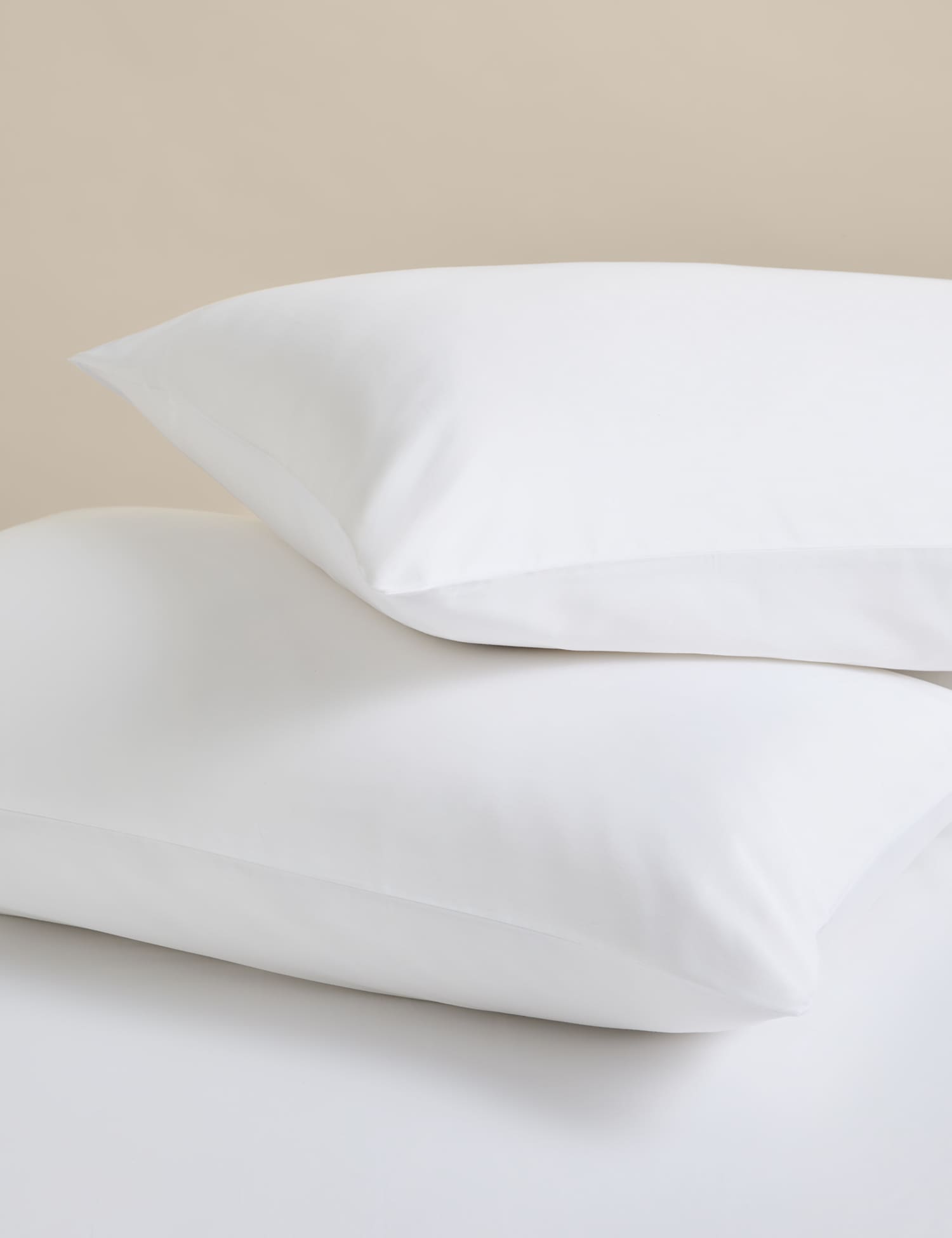 M&S 2 Pack Rest & Renew Pure Cotton Pillowcases White