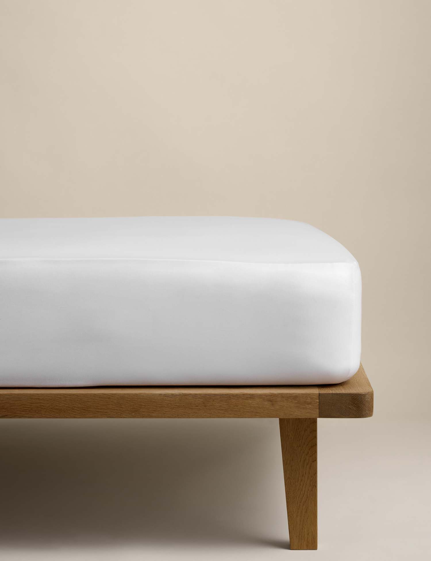 M&S Egyptian Cotton 400 Thread Count Silky Deep Fitted Sheet White