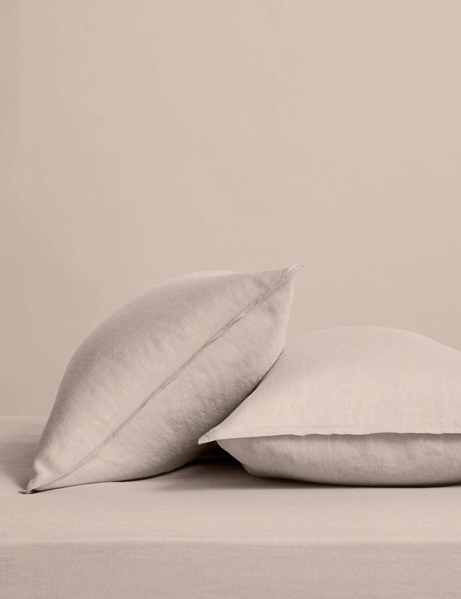 M&S 2 Pack Pure Linen Standard Pillowcases Linen
